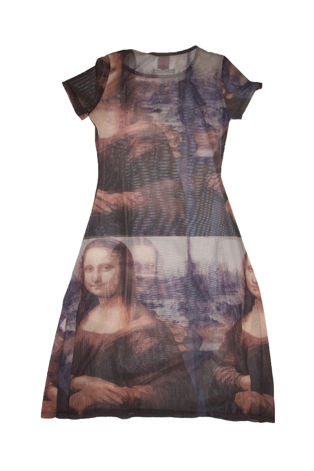 Jean Paul Gaultier Jean Paul gaultier 1985 Mona Lisa mesh dress Size M / US 6-8 / IT 42-44 - 4 Thumbnail