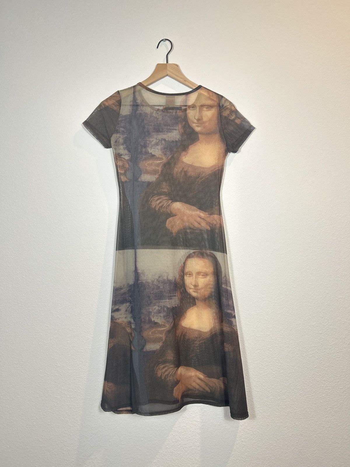 Jean Paul Gaultier Jean Paul gaultier 1985 Mona Lisa mesh dress Size M / US 6-8 / IT 42-44 - 2 Thumbnail