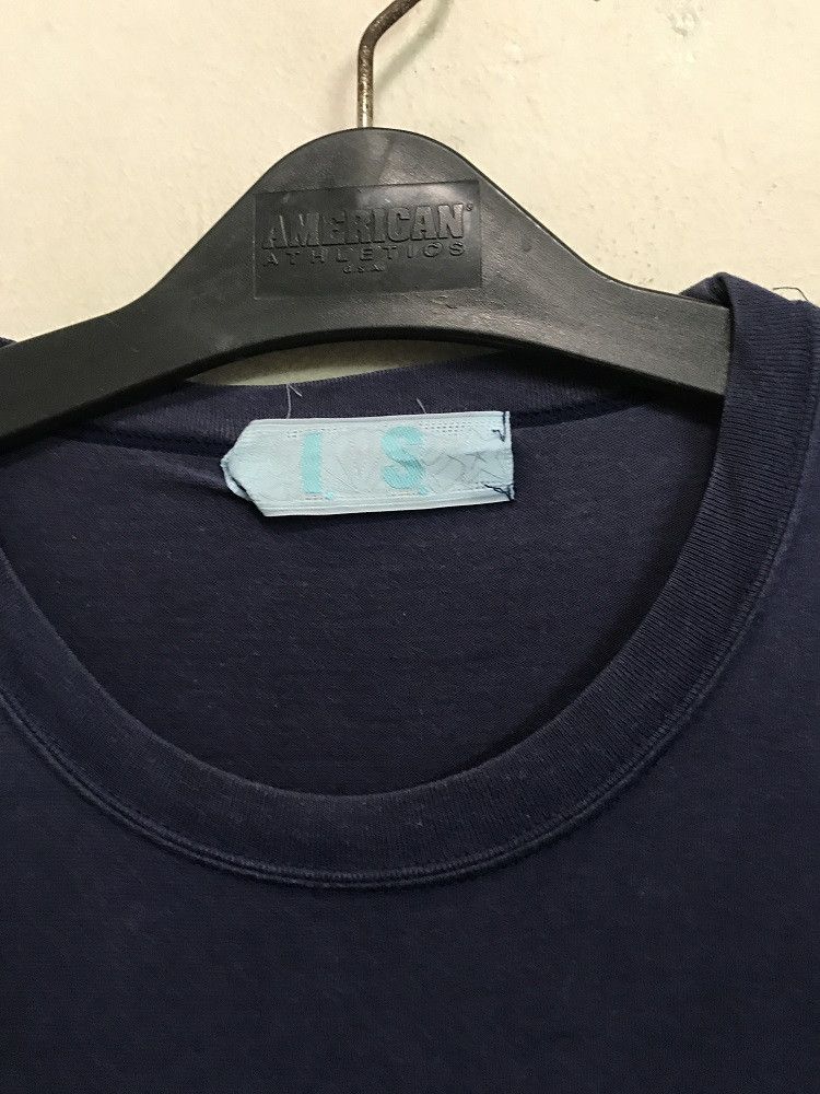 Issey Miyake Vintage I.S Issey Miyake Unique Design Blue t shirt Size US M / EU 48-50 / 2 - 5 Thumbnail
