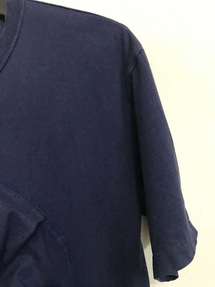 Issey Miyake Vintage I.S Issey Miyake Unique Design Blue t shirt Size US M / EU 48-50 / 2 - 6 Thumbnail