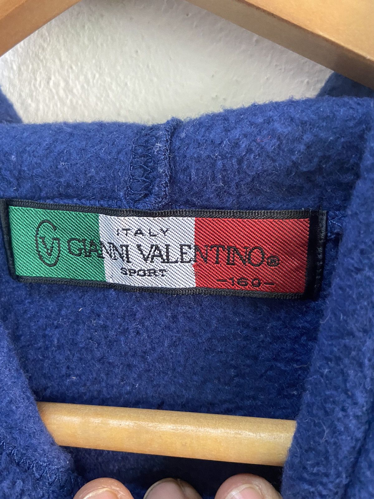 Gianni Valentino × Valentino Gianni Valentino Big Logo Fleece Hoodie Size US M / EU 48-50 / 2 - 4 Thumbnail
