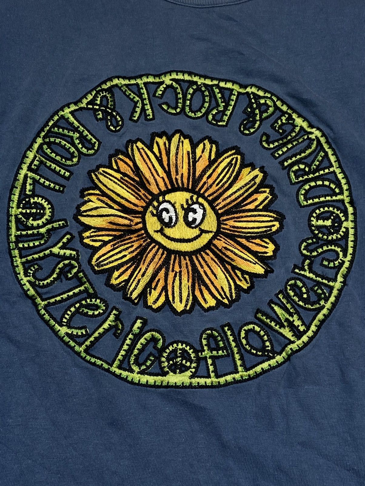 Hysteric Glamour 1980s Hysteric - Drug & Rock’n Roll Embroidery Flower LS Size US L / EU 52-54 / 3 - 5 Thumbnail