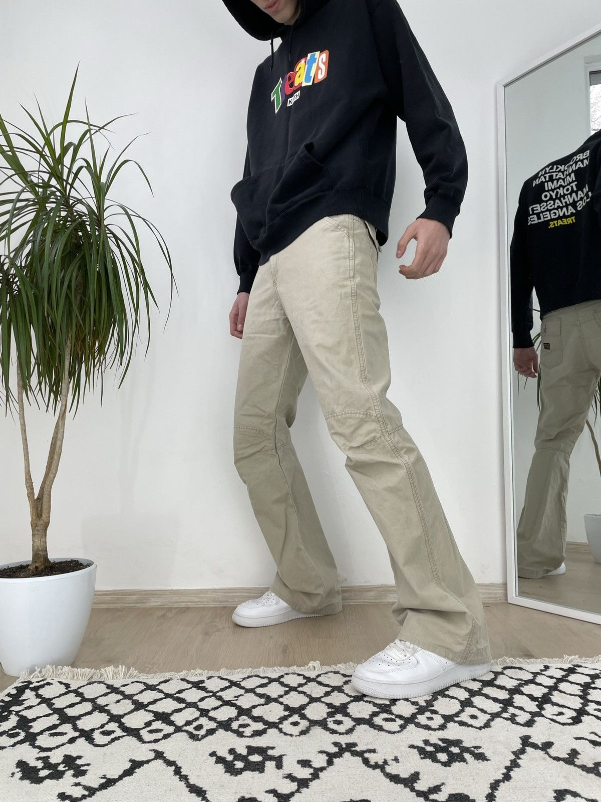 G-Star Vintage G Star Raw pants leg flare double knee Size US 32 / EU 48 - 1 Thumbnail
