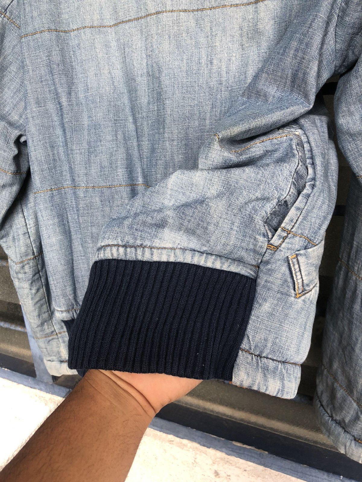 Issey Miyake Vintage Issey Miyake Mercibeaucoup Distressed Denim Jackets Size M / US 6-8 / IT 42-44 - 10 Thumbnail