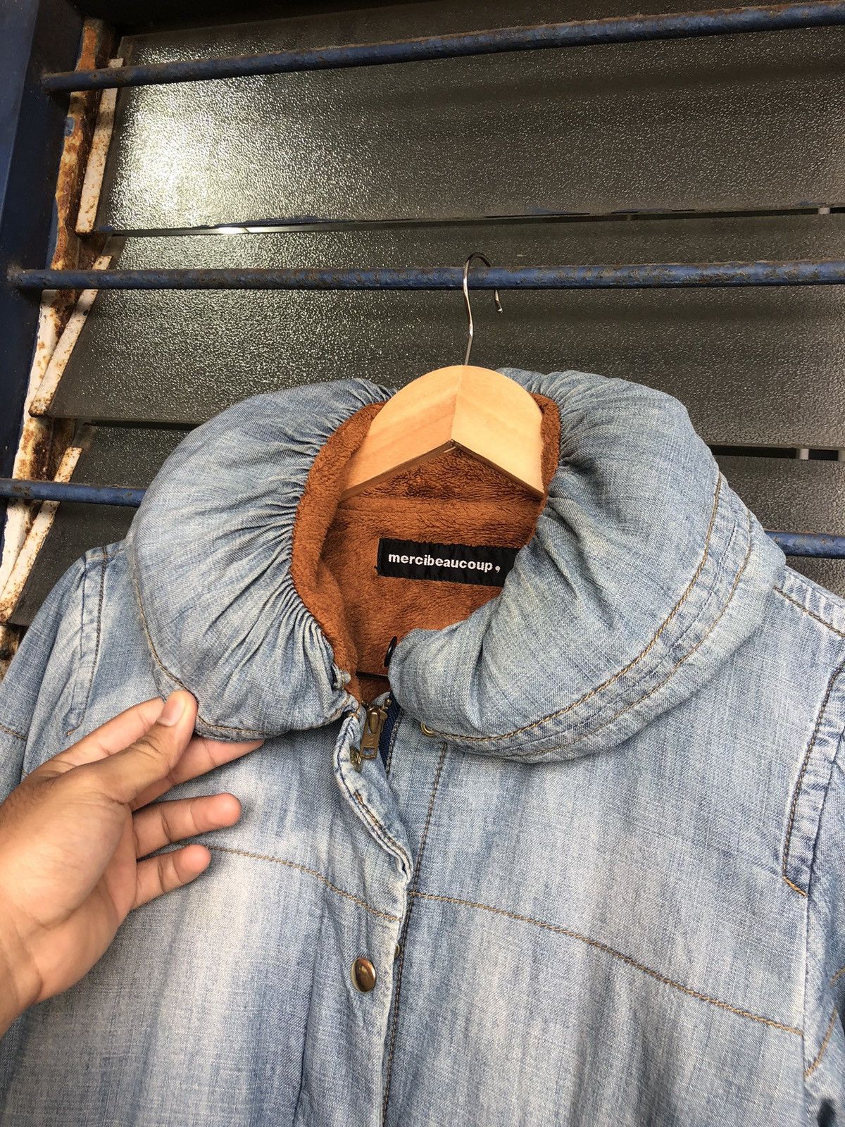 Issey Miyake Vintage Issey Miyake Mercibeaucoup Distressed Denim Jackets Size M / US 6-8 / IT 42-44 - 4 Thumbnail
