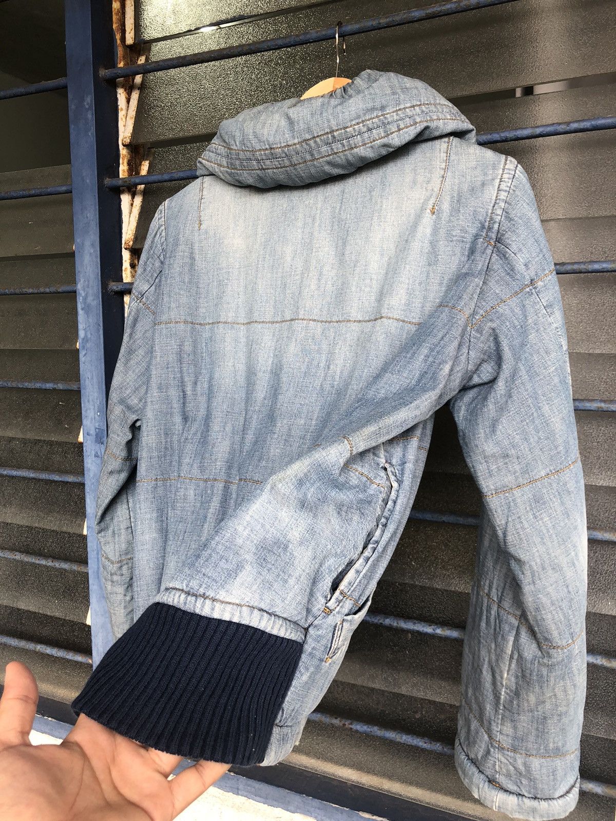Issey Miyake Vintage Issey Miyake Mercibeaucoup Distressed Denim Jackets Size M / US 6-8 / IT 42-44 - 11 Thumbnail