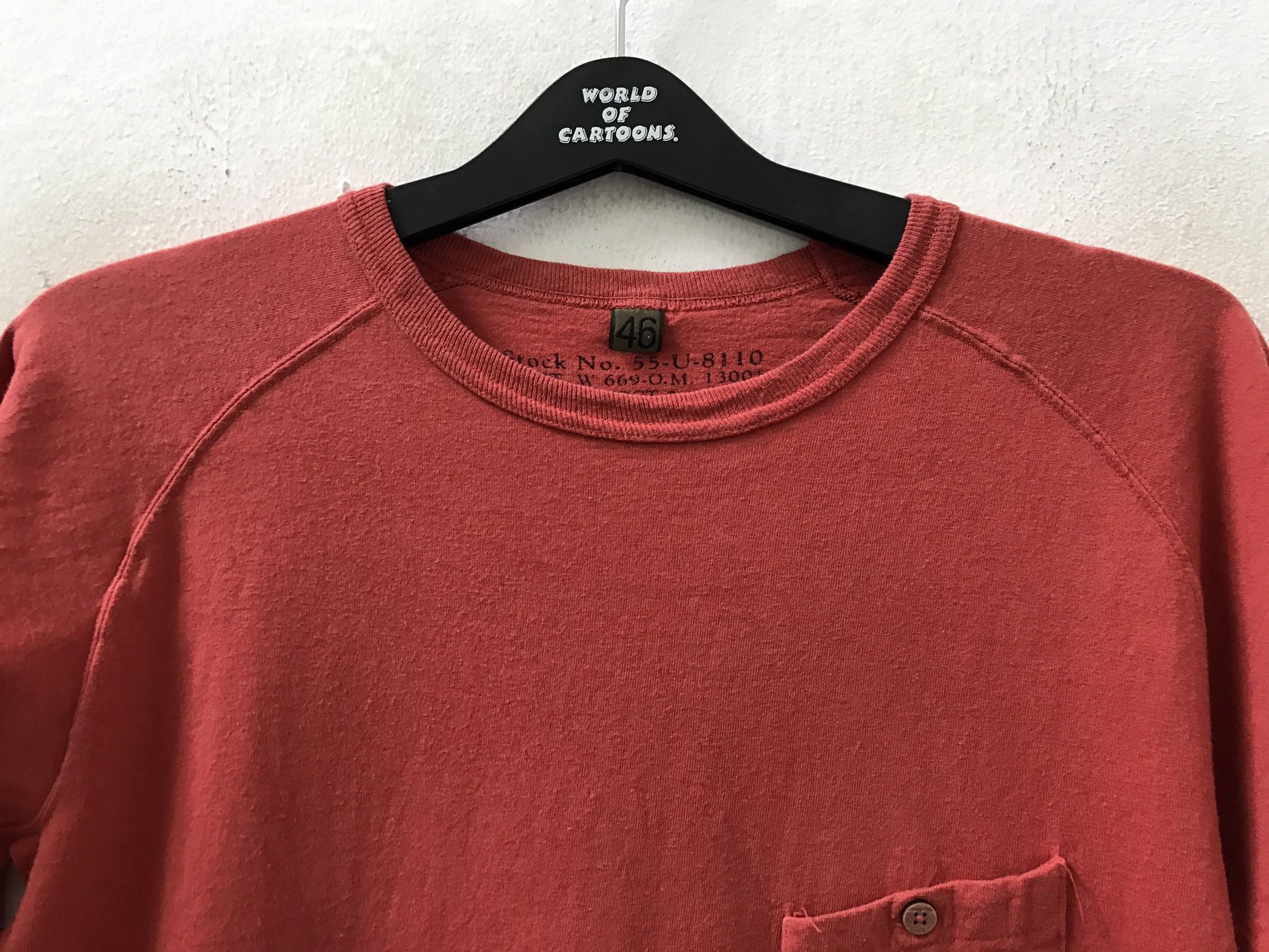 Nigel Cabourn Nigel Cabourn Small Single Pocket plain Military t shirt Size US S / EU 44-46 / 1 - 3 Thumbnail