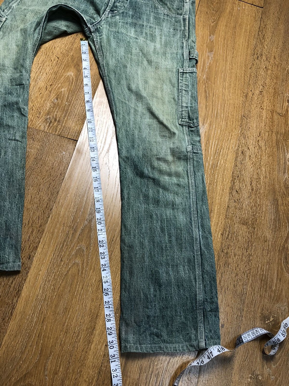 Yohji Yamamoto Yohji Yamamoto A.A.R Yohji Design Studio Multi Pocket Jeans Size US 33 - 14 Thumbnail