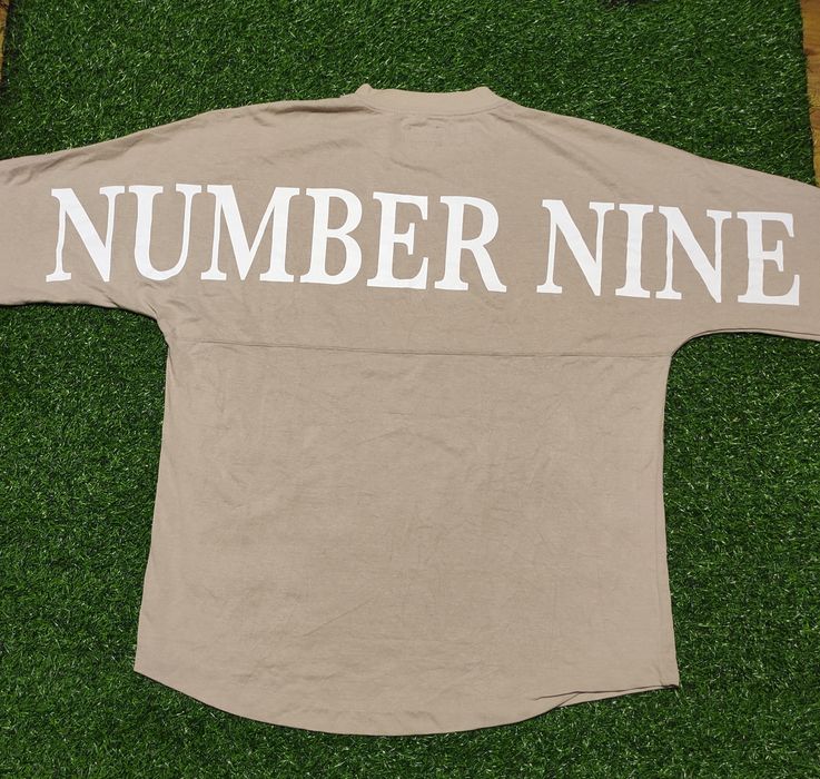 Number (N)ine NUMBER NINE BIG LOGO AT THE BACK OVERSIZED TSHIRT | Grailed