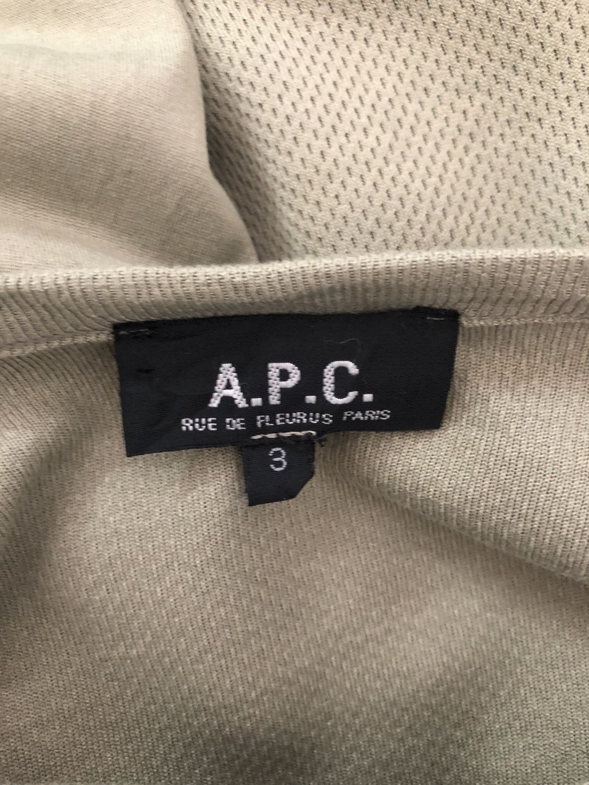 A.P.C. Vintage Made in France Hybrid Long Sleeve t shirt Size US L / EU 52-54 / 3 - 6 Thumbnail