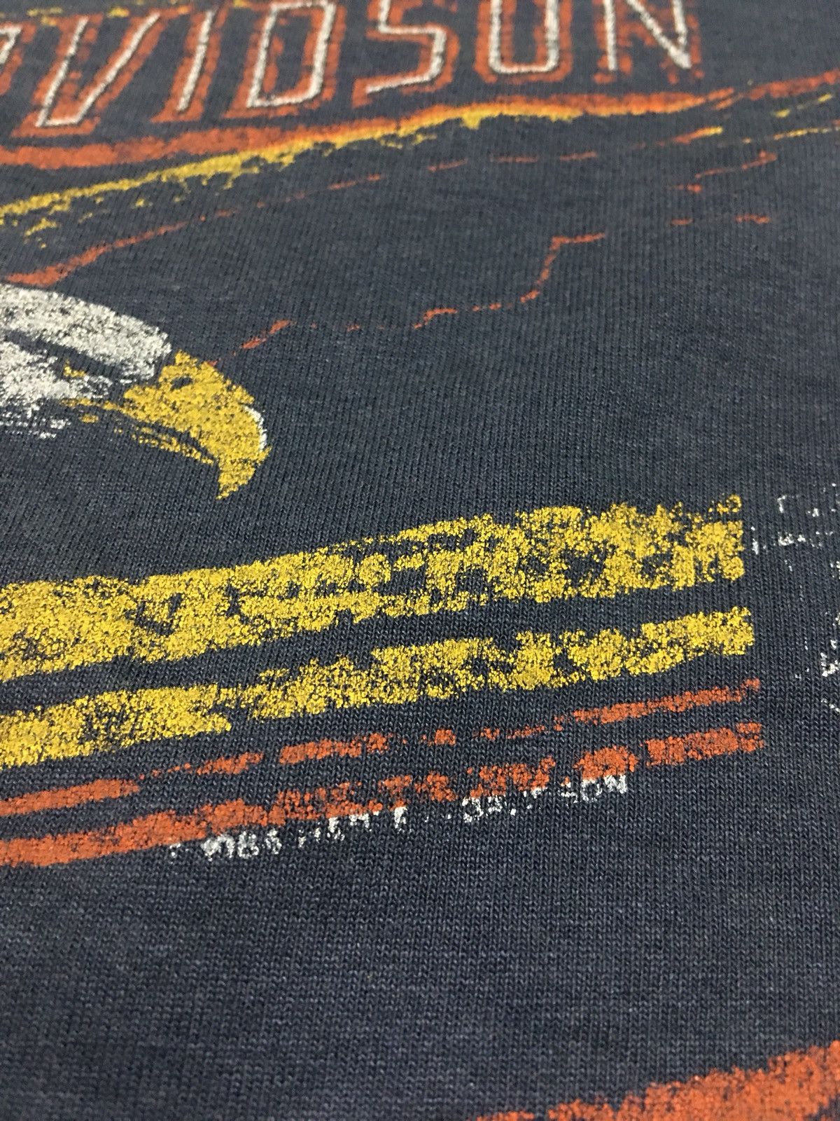 Harley Davidson × Vintage Vintage 80s harley davidson 3D emblem design shirt Size US XL / EU 56 / 4 - 8 Thumbnail