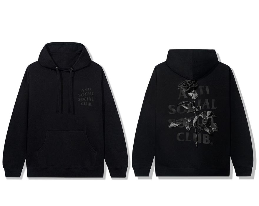 Members Only DS member exclusive ASSC Hell O Rose Black Hoodie