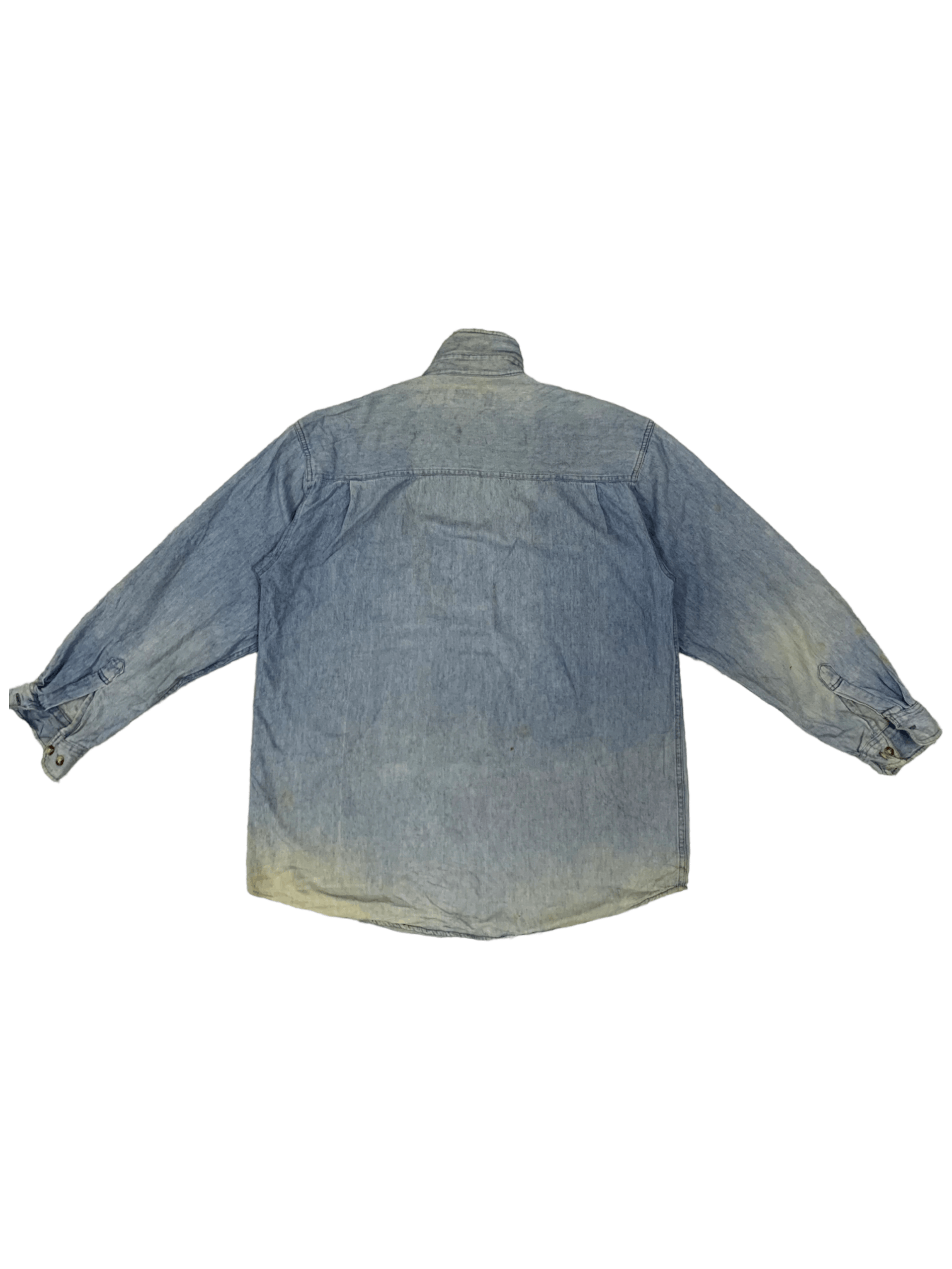 Japanese Brand SALES 🔥 Vintage Japanese Brand Faded Denim Style Button Up Size US M / EU 48-50 / 2 - 8 Thumbnail