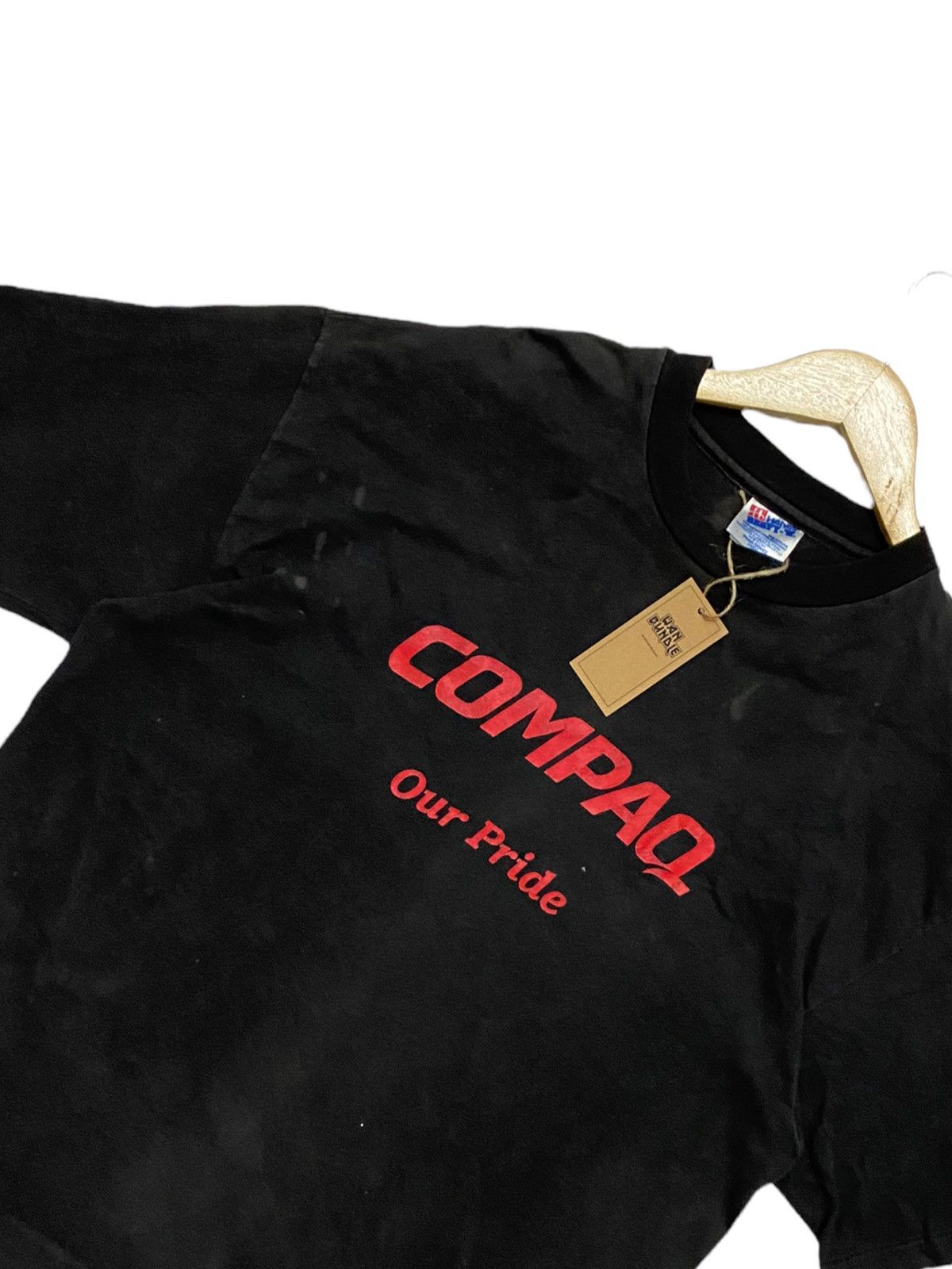 Vintage Vintage 1990s Compaq Single Stitches Shirt Size US L / EU 52-54 / 3 - 5 Thumbnail