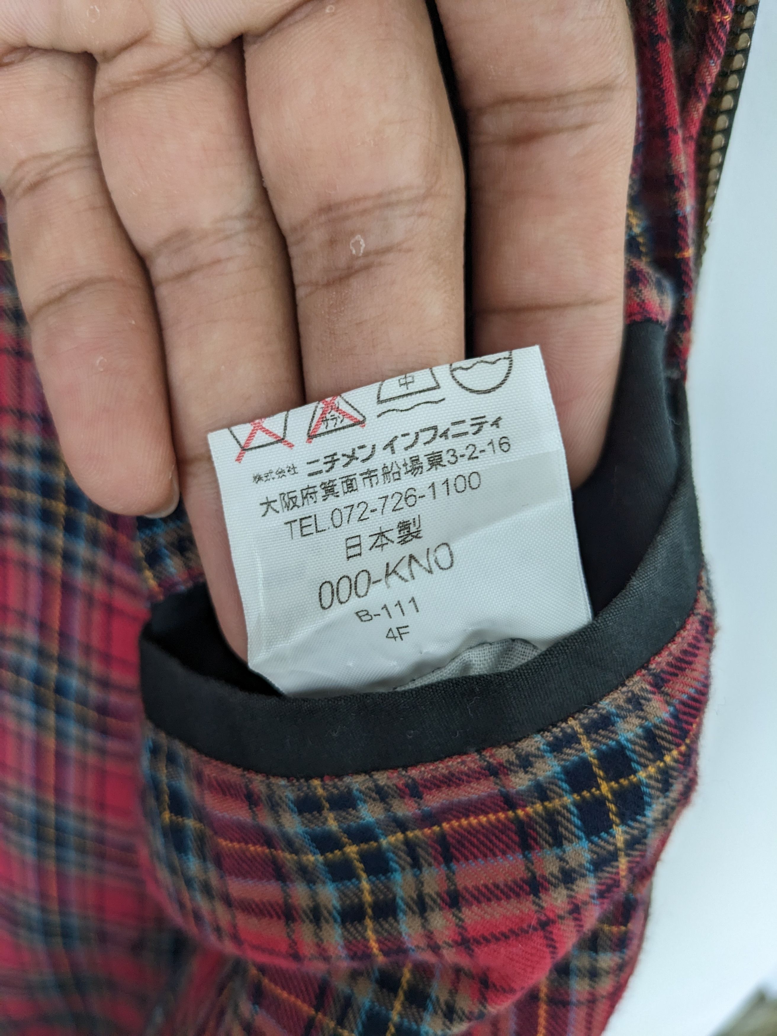 McGregor × Vintage Vintage McGregor Bomber Jacket Lining Checkered Size US L / EU 52-54 / 3 - 7 Thumbnail