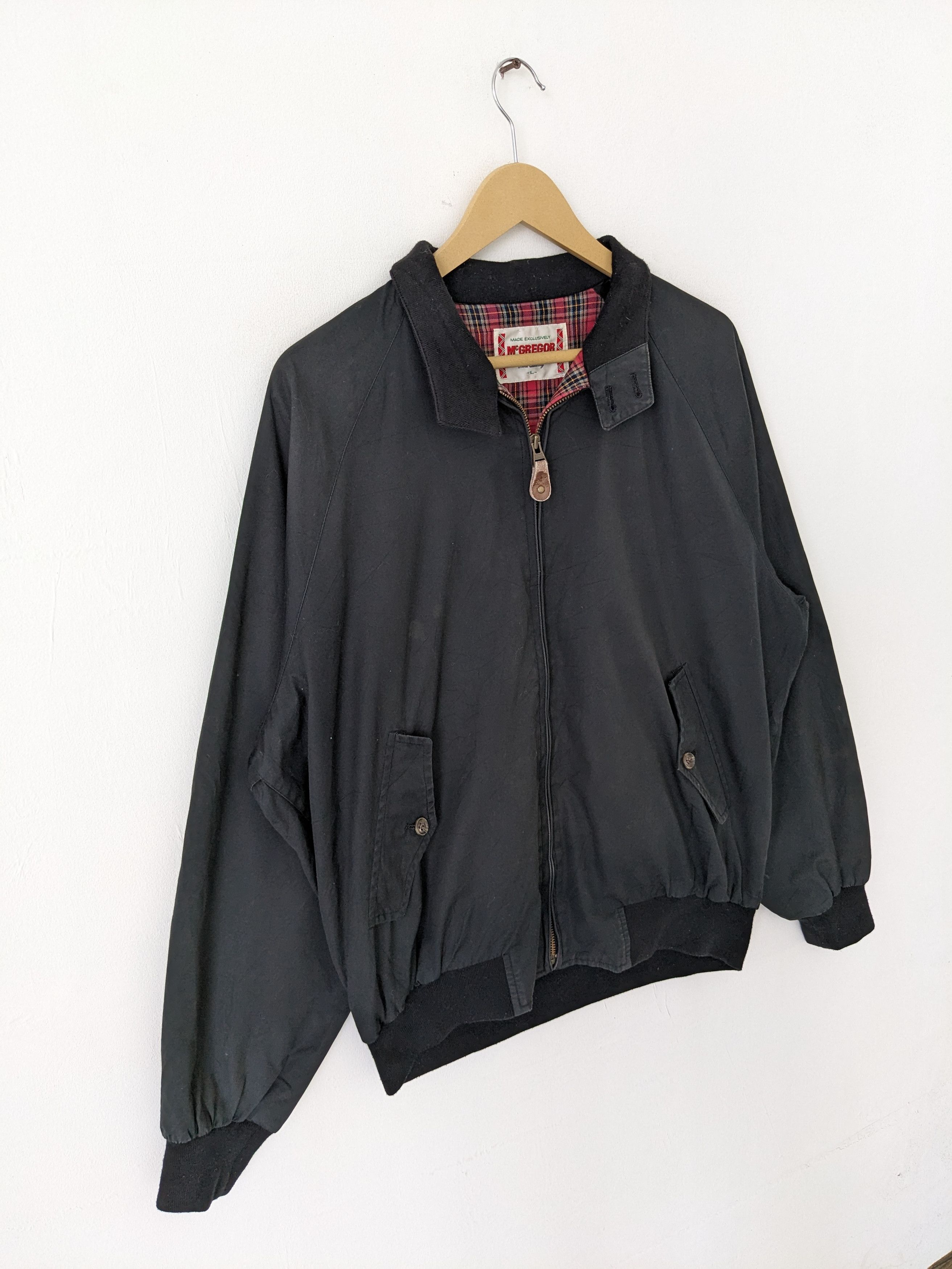 McGregor × Vintage Vintage McGregor Bomber Jacket Lining Checkered Size US L / EU 52-54 / 3 - 3 Thumbnail