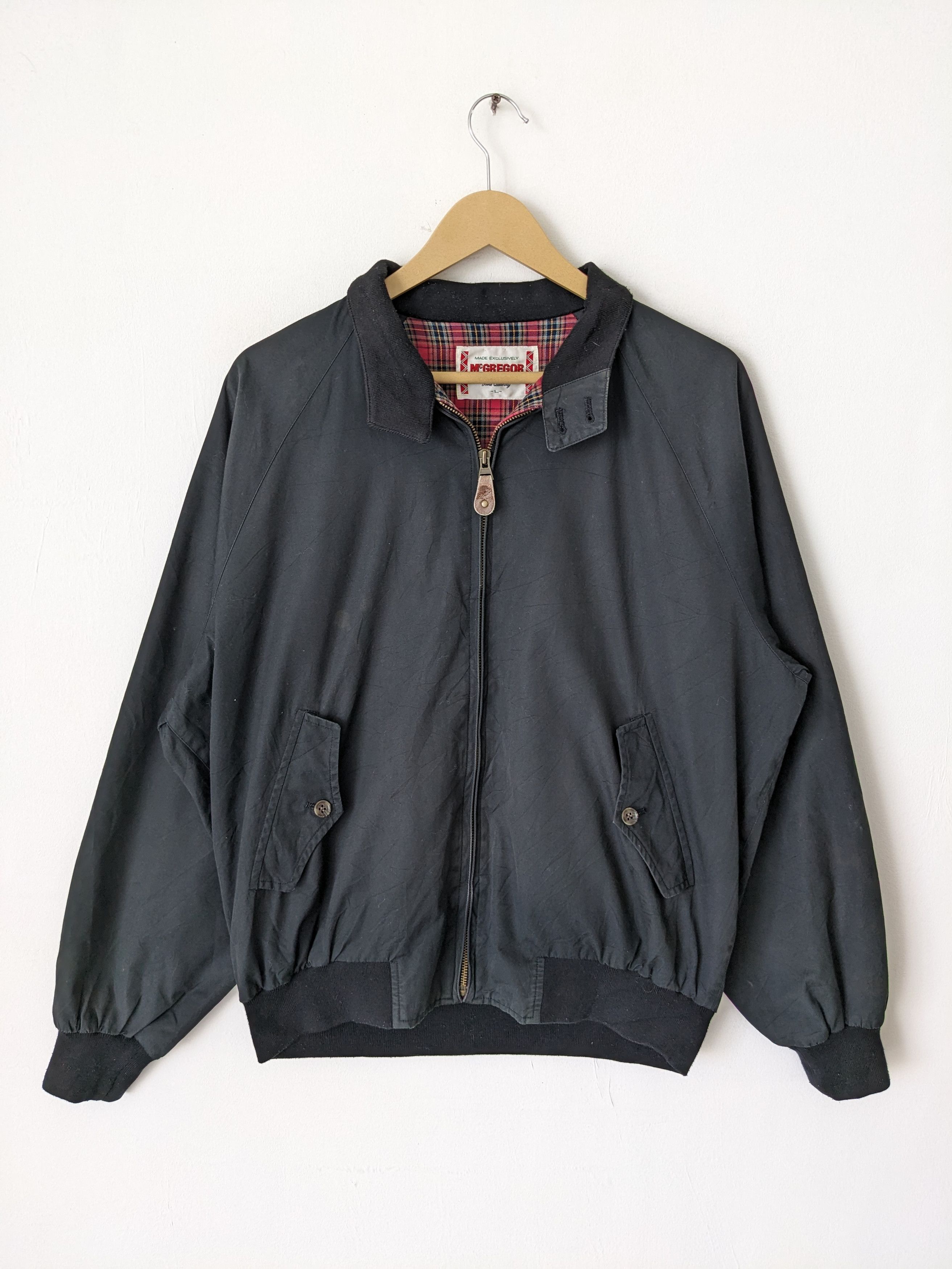 McGregor × Vintage Vintage McGregor Bomber Jacket Lining Checkered Size US L / EU 52-54 / 3 - 1 Thumbnail