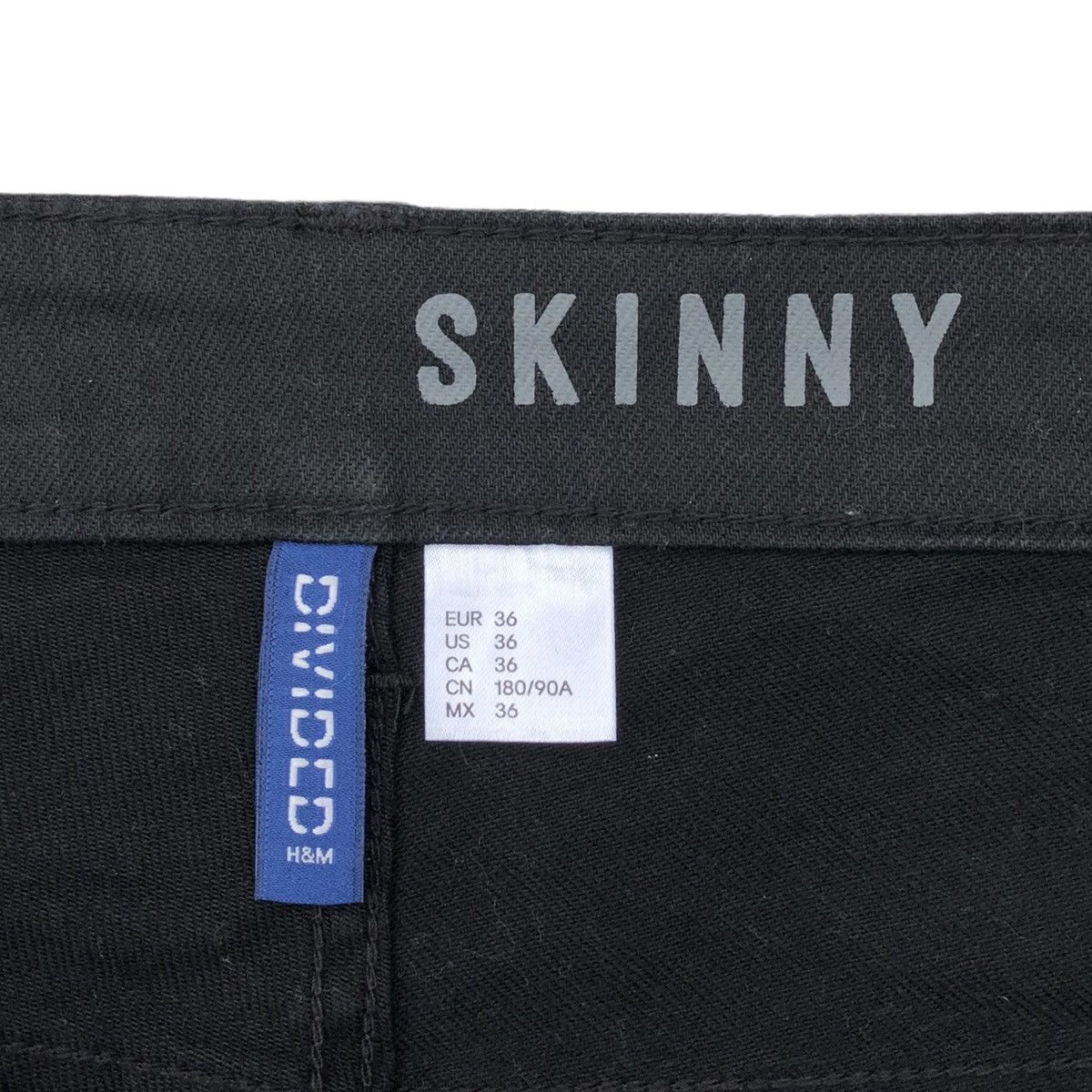 Japanese Brand H&M Black Biker Pants Skinny Jeans Size US 36 / EU 52 - 8 Thumbnail