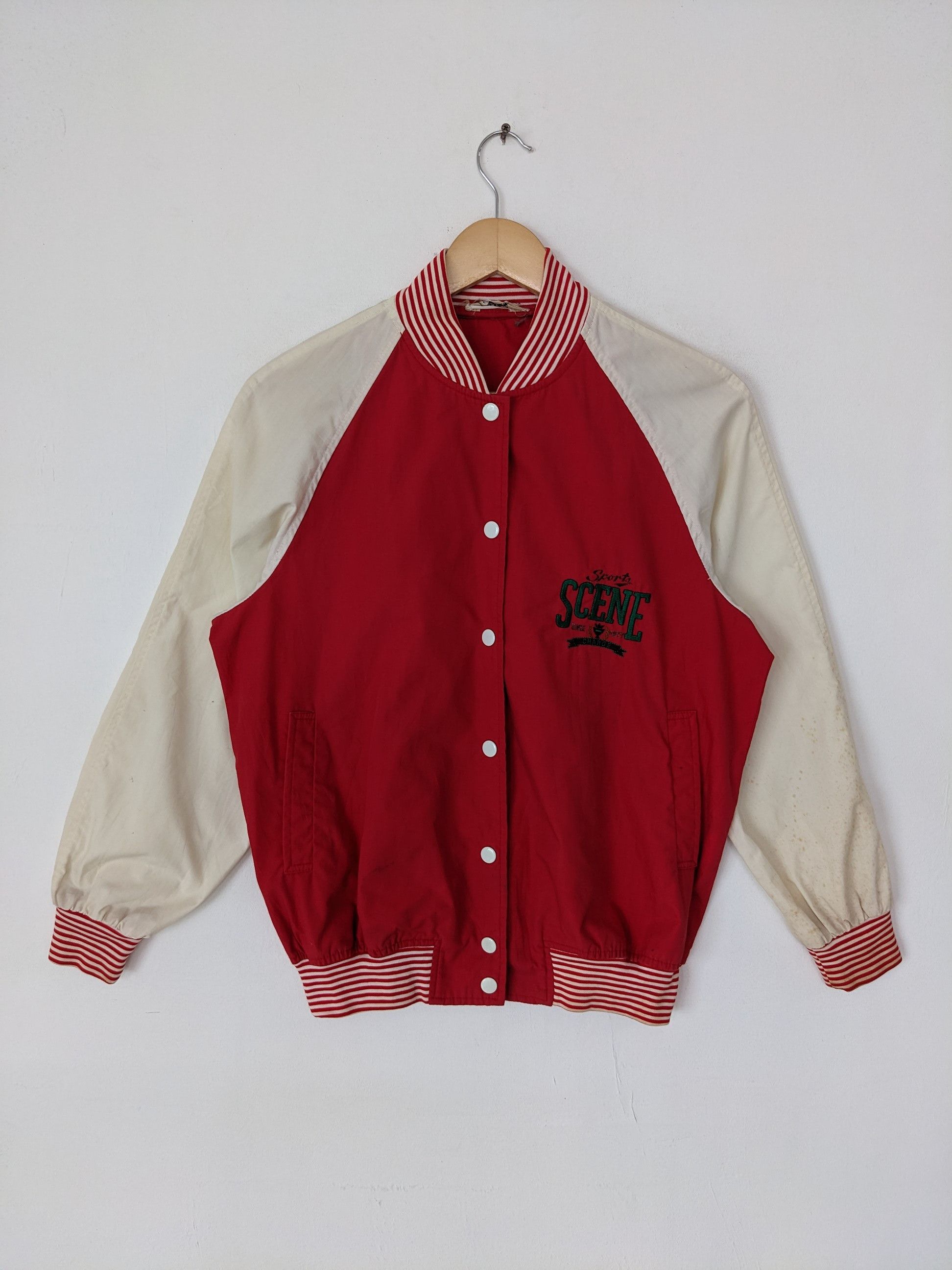 Vintage Vintage Varsity Jacket Style Sport Scene Size M / US 6-8 / IT 42-44 - 1 Thumbnail