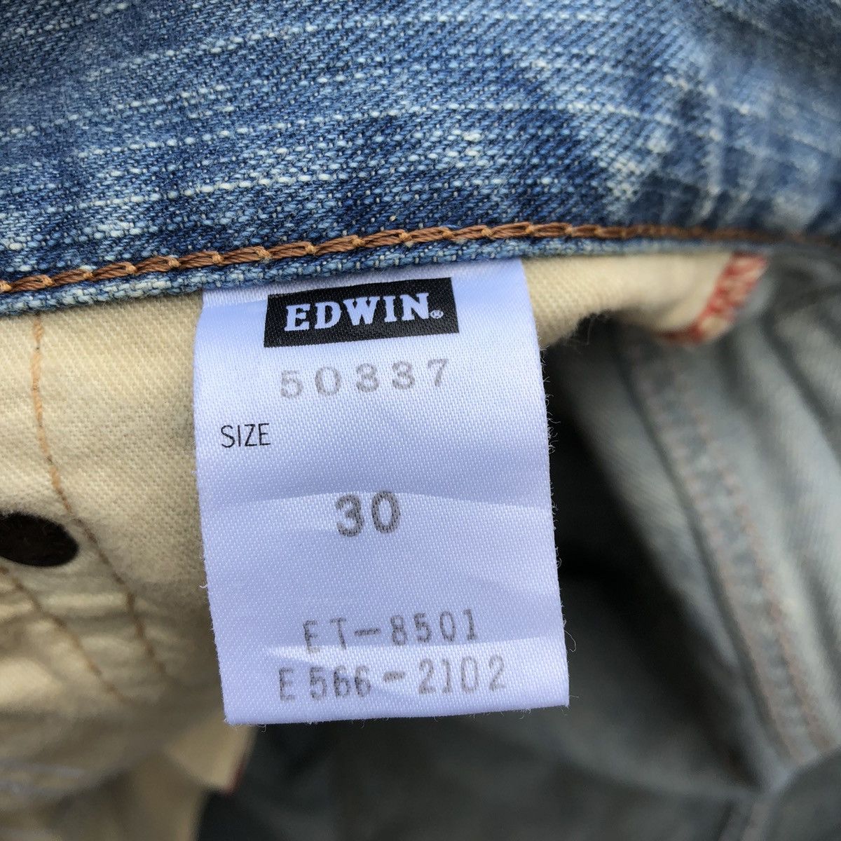 Edwin × Vintage 🔥Rare🔥🇯🇵 Edwin 503 Stoned Wash Rips Denim Shorts Pants Size US 32 / EU 48 - 12 Thumbnail