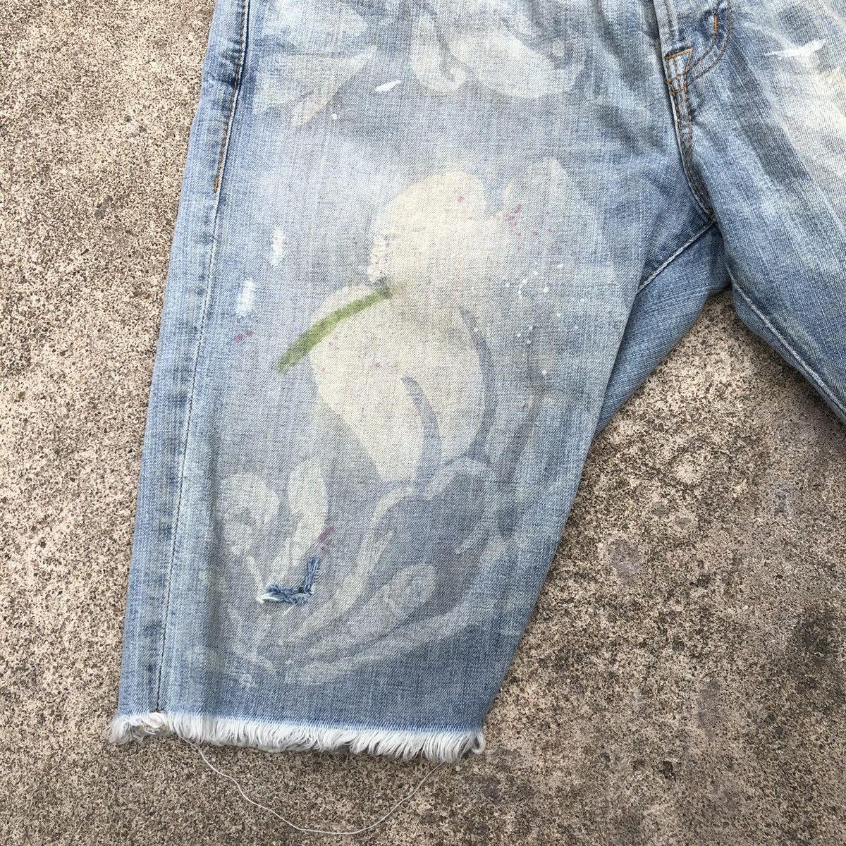 Denim & Supply Ralph Lauren × Ralph Lauren 🔥Rare🔥Denim Supply Ralph Lauren Motive Patchwork Dirty Denim Size US 32 / EU 48 - 5 Thumbnail