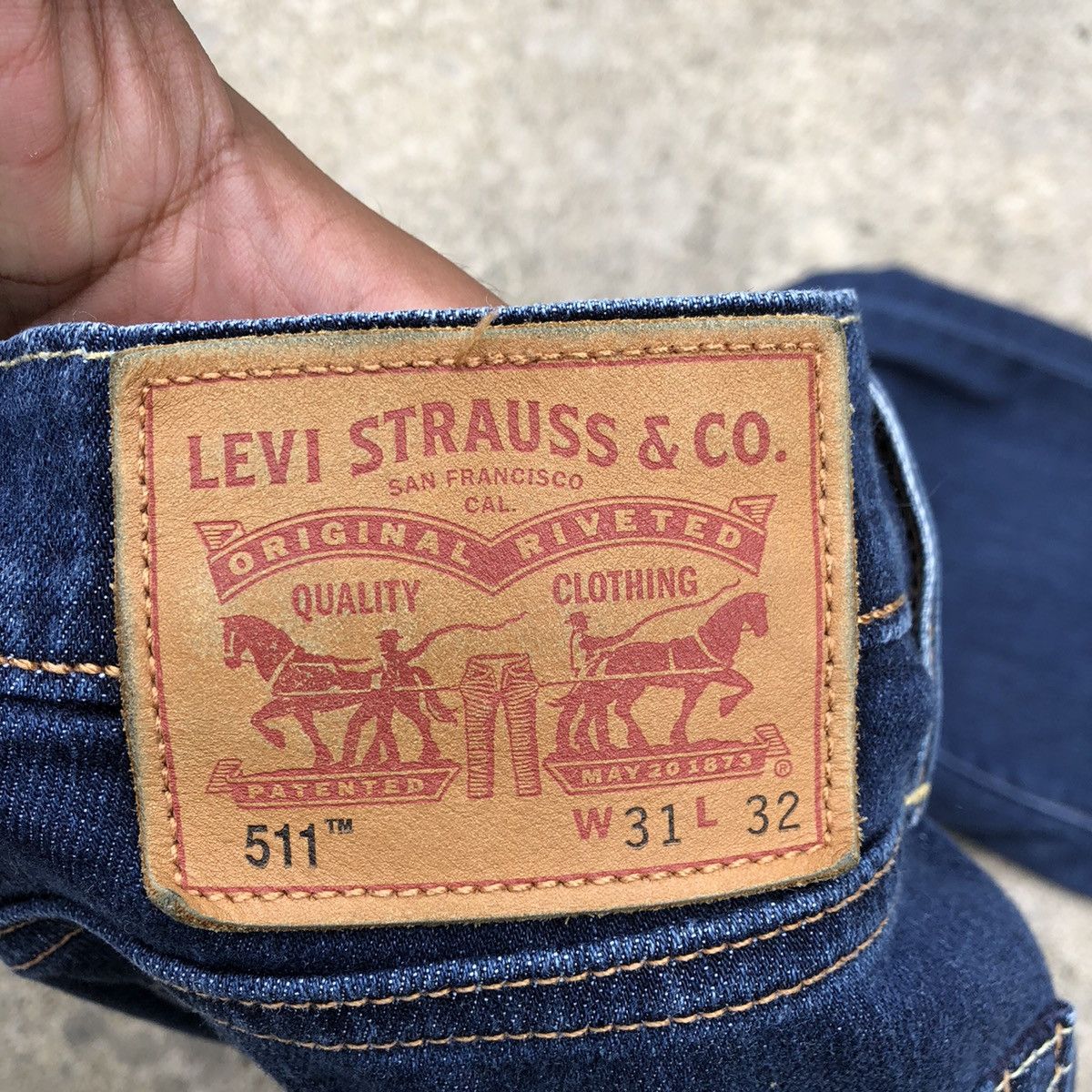 Levi's × Levi's Vintage Clothing 🔥Rare🔥Vintage Levis 511 Rips Denim Jeans Size US 30 / EU 46 - 13 Thumbnail