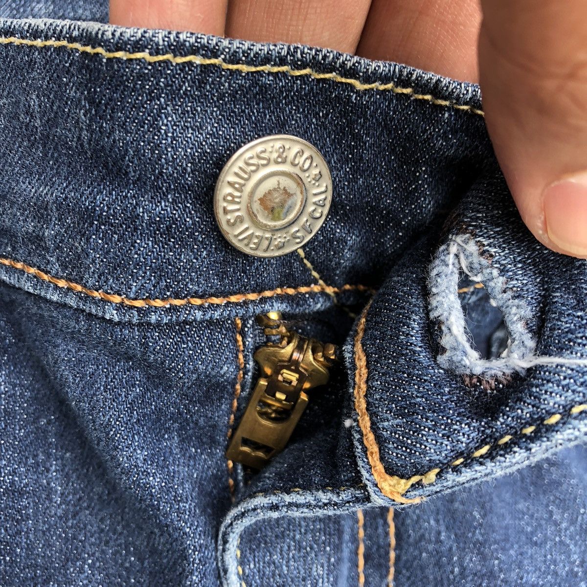 Levi's × Levi's Vintage Clothing 🔥Rare🔥Vintage Levis 511 Rips Denim Jeans Size US 30 / EU 46 - 12 Thumbnail