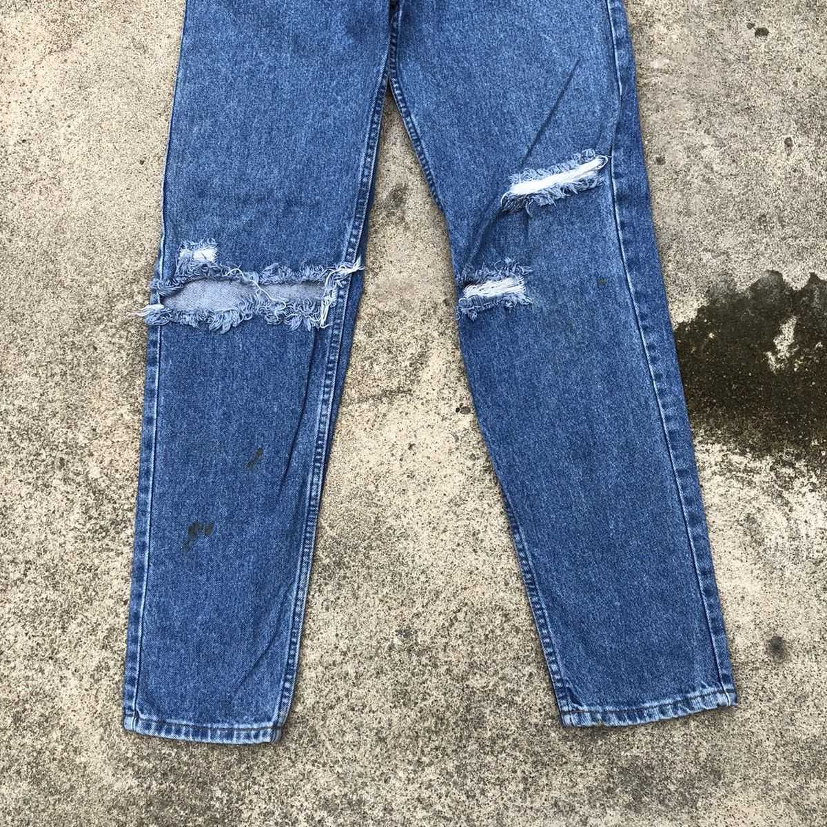 Levi's × Levi's Vintage Clothing 🔥Rare🔥Levis 610-0217 Stone Wash Rips Distress Denim Jeans Size US 29 - 3 Thumbnail