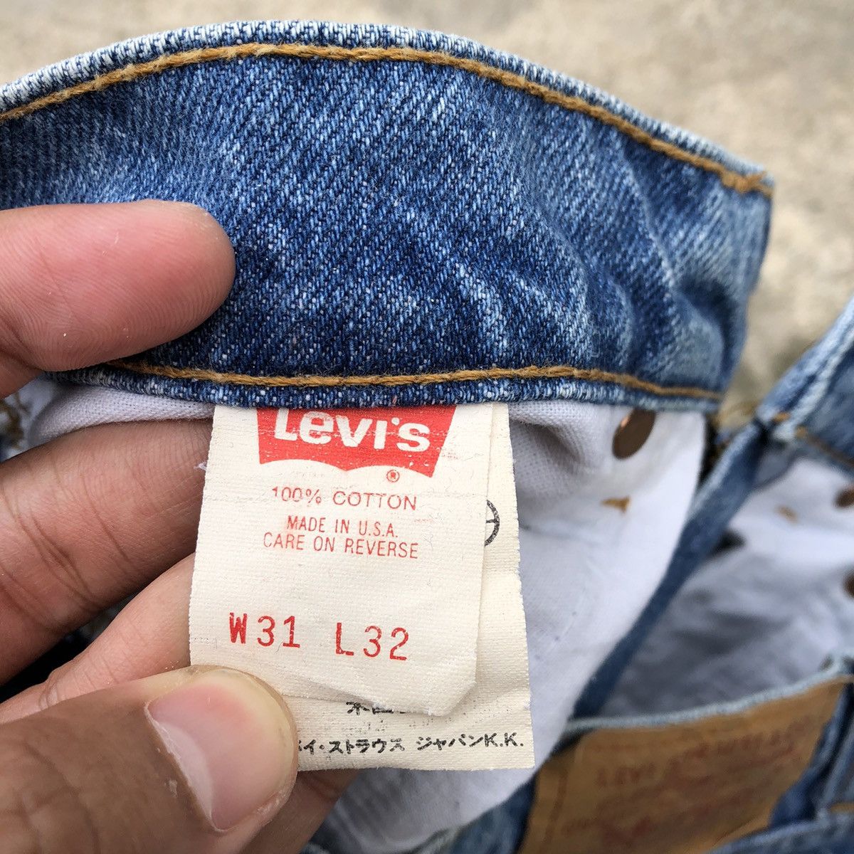 Levi's × Levi's Vintage Clothing 🔥Rare🔥Levis 610-0217 Stone Wash Rips Distress Denim Jeans Size US 29 - 16 Thumbnail