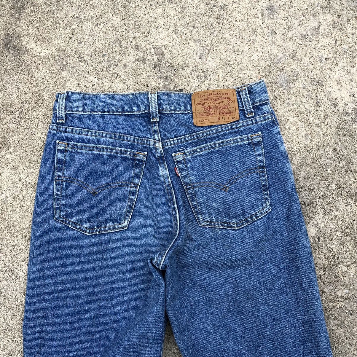 Levi's × Levi's Vintage Clothing 🔥Rare🔥Levis 610-0217 Stone Wash Rips Distress Denim Jeans Size US 29 - 5 Thumbnail