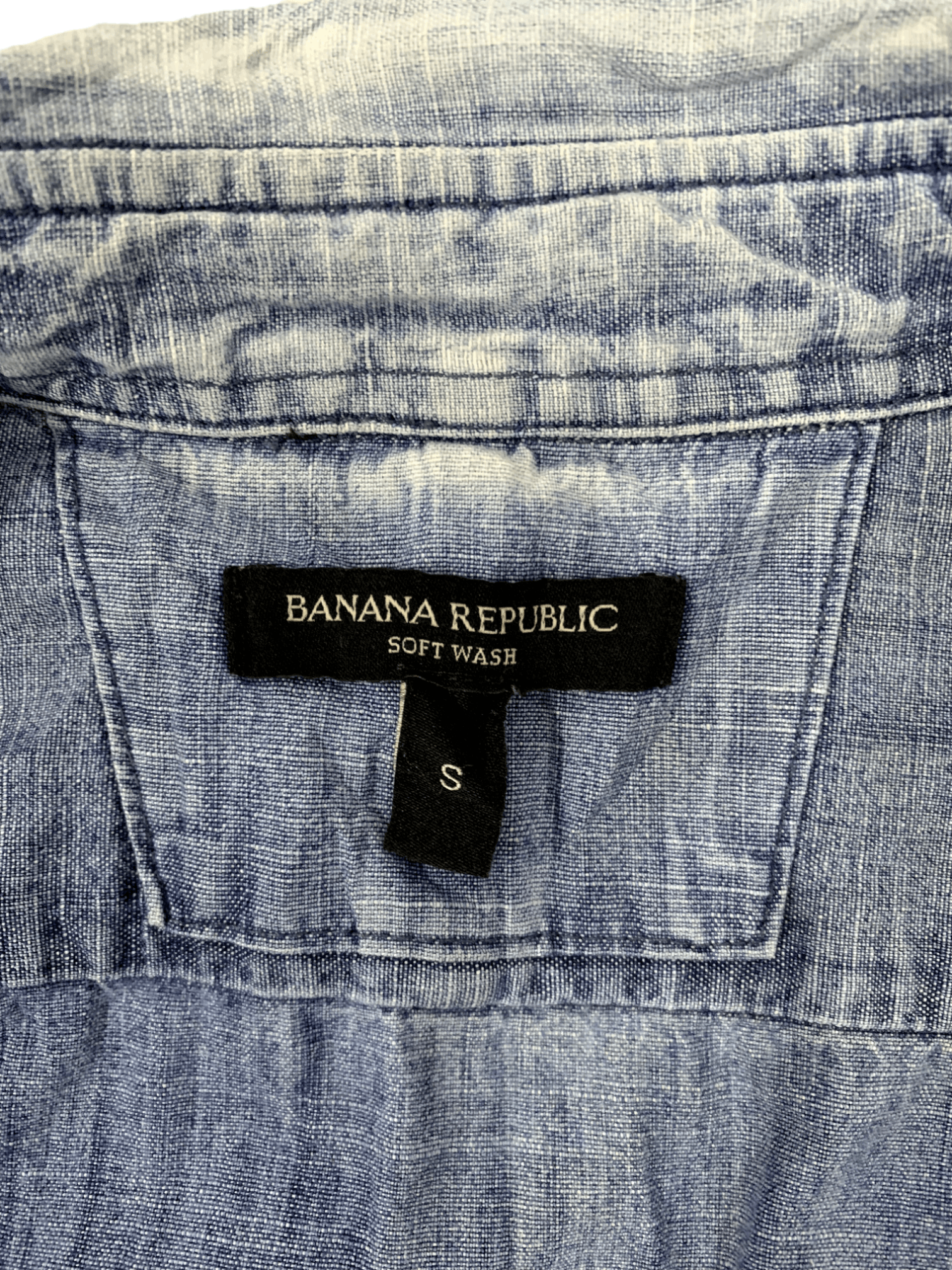 Banana Republic SALES 🔥 Vintage Banana Republic Denim Shirt Button Up Size US S / EU 44-46 / 1 - 7 Thumbnail
