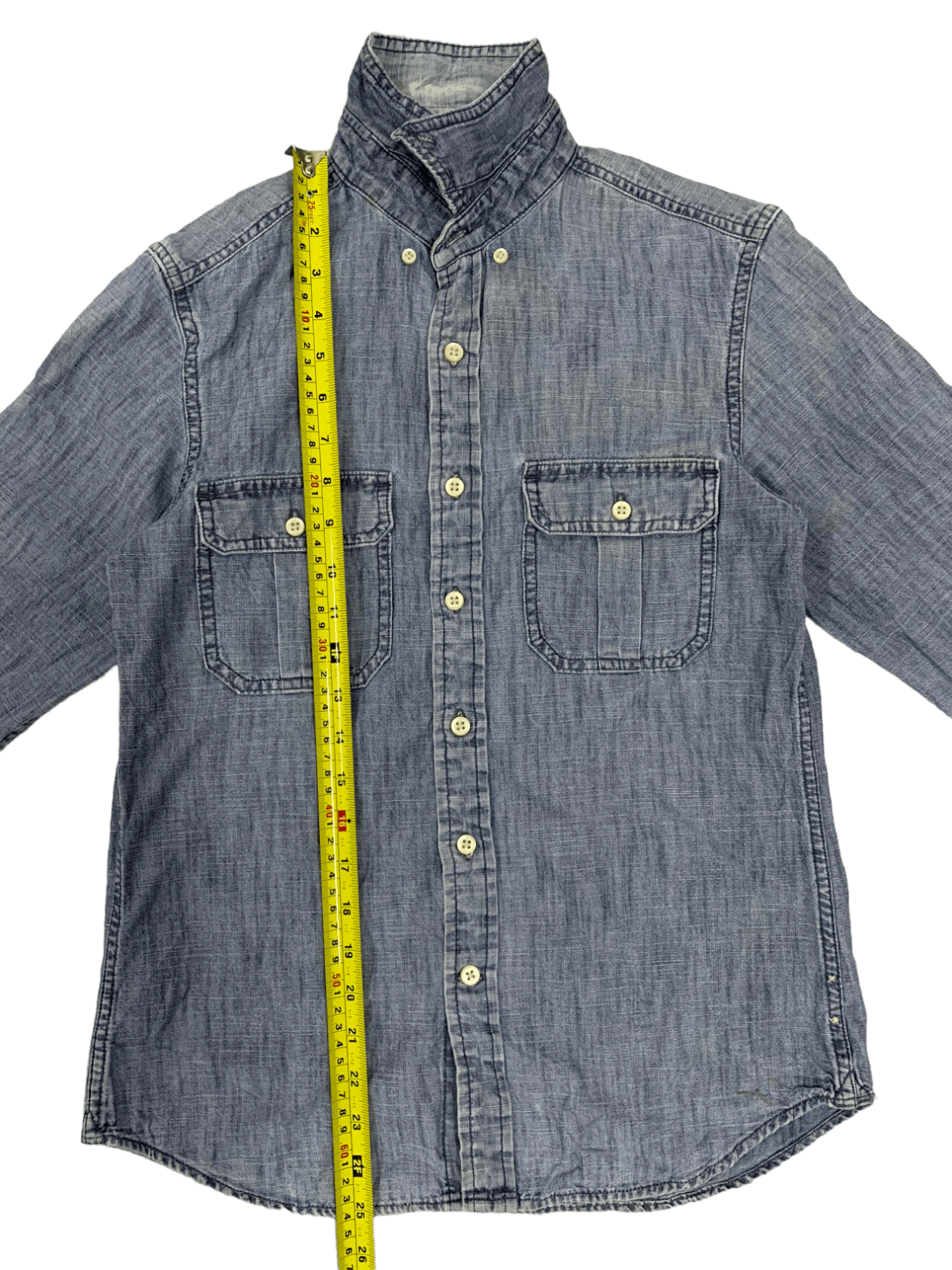 Banana Republic SALES 🔥 Vintage Banana Republic Denim Shirt Button Up Size US S / EU 44-46 / 1 - 13 Thumbnail