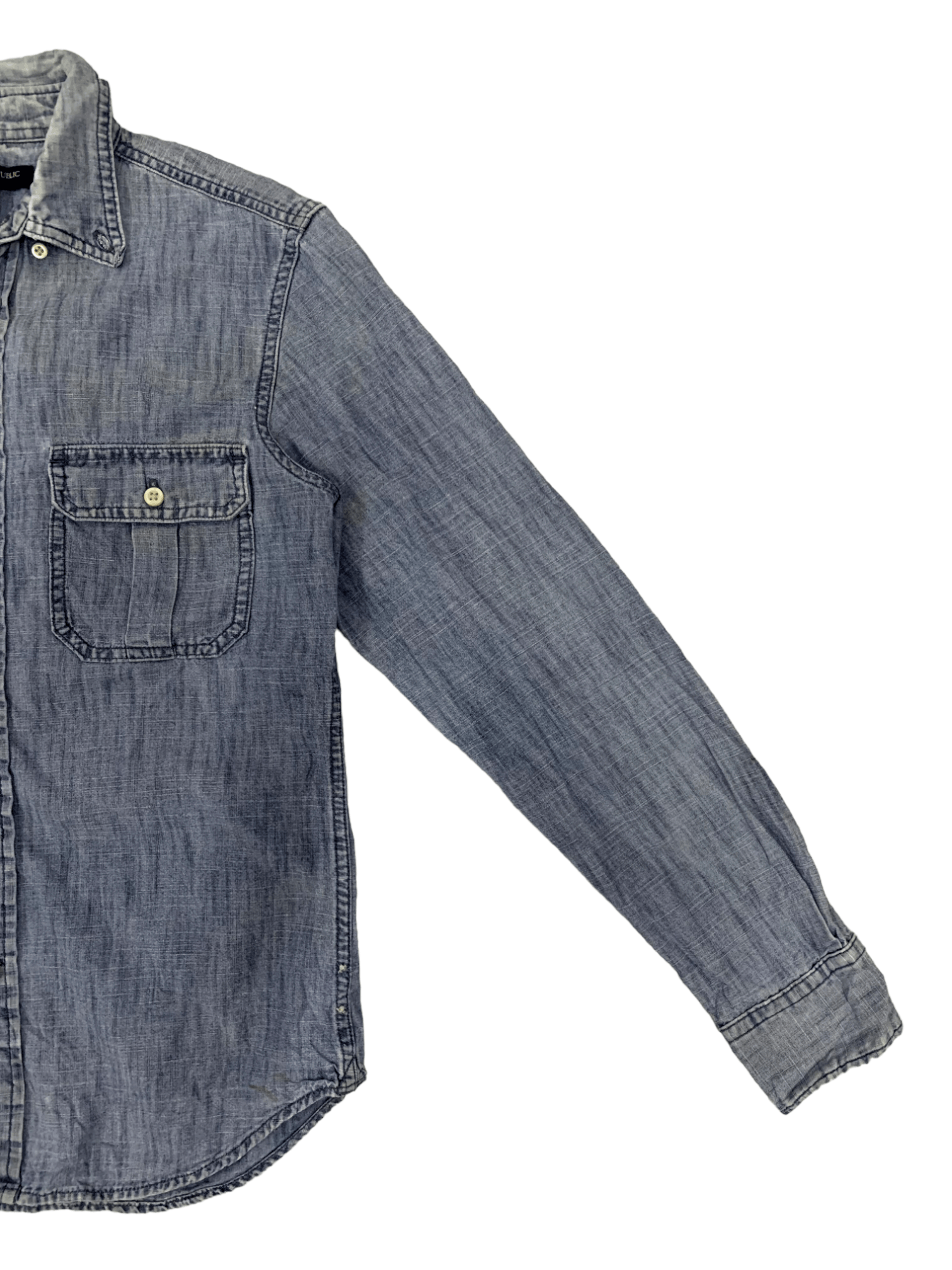 Banana Republic SALES 🔥 Vintage Banana Republic Denim Shirt Button Up Size US S / EU 44-46 / 1 - 3 Thumbnail