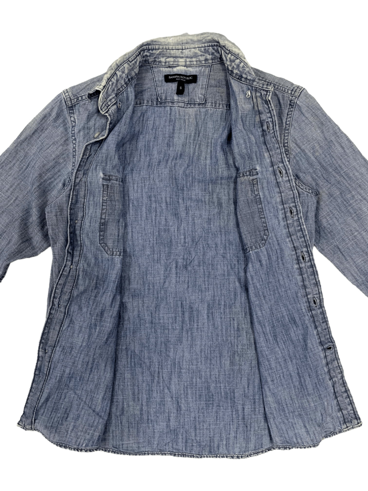 Banana Republic SALES 🔥 Vintage Banana Republic Denim Shirt Button Up Size US S / EU 44-46 / 1 - 6 Thumbnail
