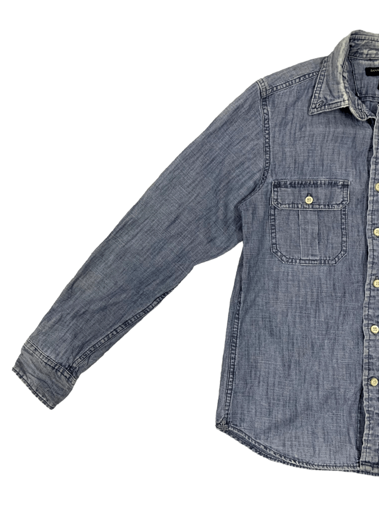Banana Republic SALES 🔥 Vintage Banana Republic Denim Shirt Button Up Size US S / EU 44-46 / 1 - 2 Thumbnail