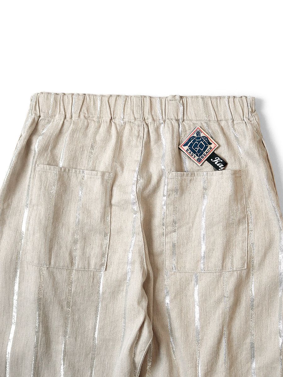 Kapital Kapital Linen glitter Phillies Stripe Easy Beach GO Pants Size US 34 / EU 50 - 6 Thumbnail