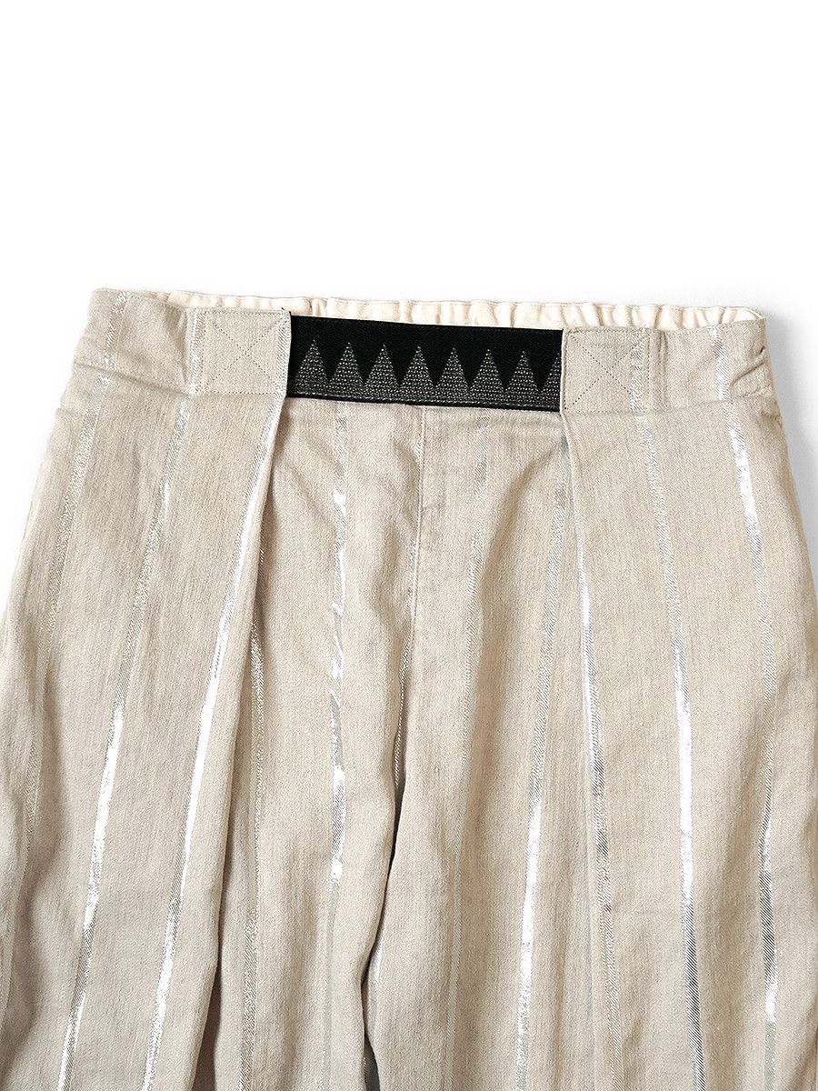 Kapital Kapital Linen glitter Phillies Stripe Easy Beach GO Pants Size US 34 / EU 50 - 3 Thumbnail