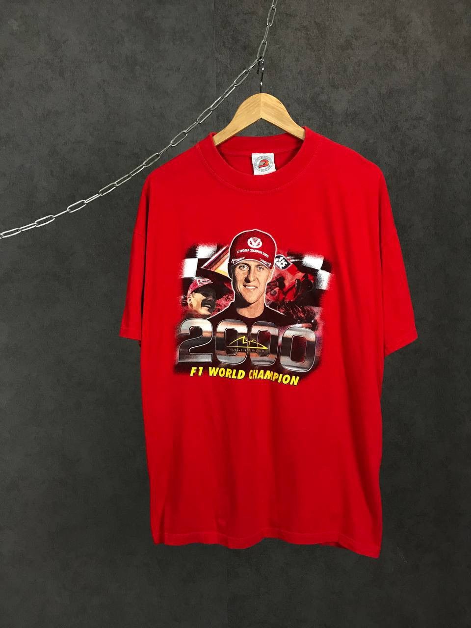 Vintage Michael Schumacher 2000 Formula Uno racing tee Size US XL / EU 56 / 4 - 1 Thumbnail