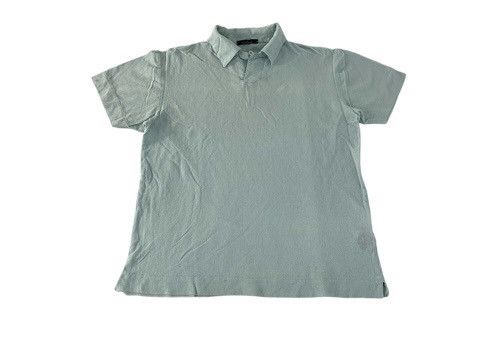Vintage 90s Ermenegildo Zegna Minimalist Polo Tee Fits M L Size M / US 6-8 / IT 42-44 - 1 Thumbnail