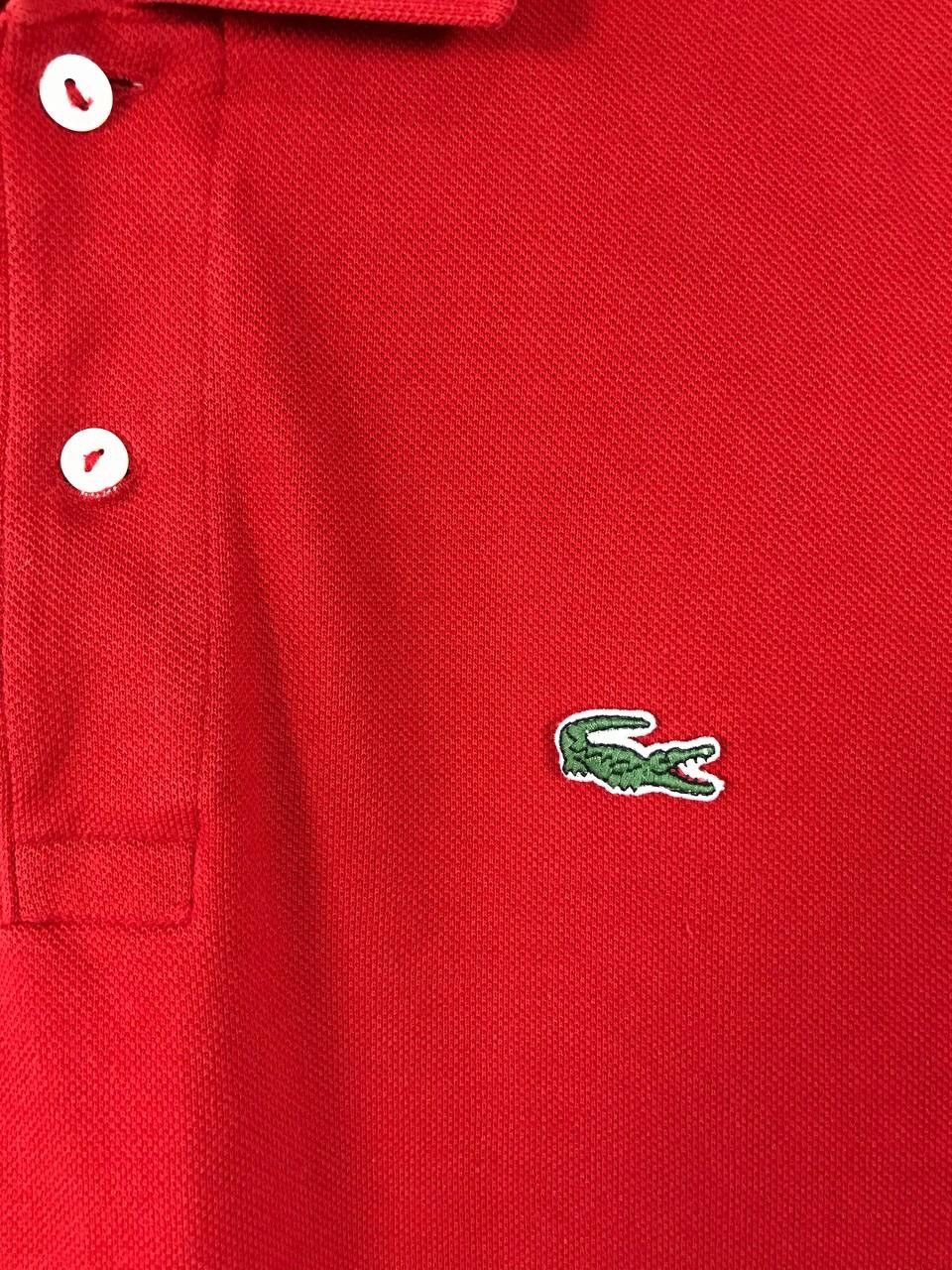 Lacoste Lacoste luxury streetwear red polo tee Size US S / EU 44-46 / 1 - 3 Thumbnail