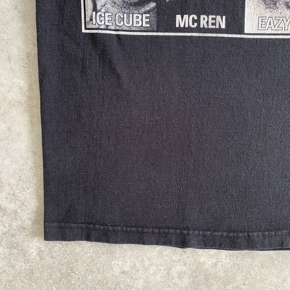 Rap Tees Vintage 90’s N.W.A Faded West Coast Rap Bootleg T-shirt Size US XL / EU 56 / 4 - 7 Thumbnail
