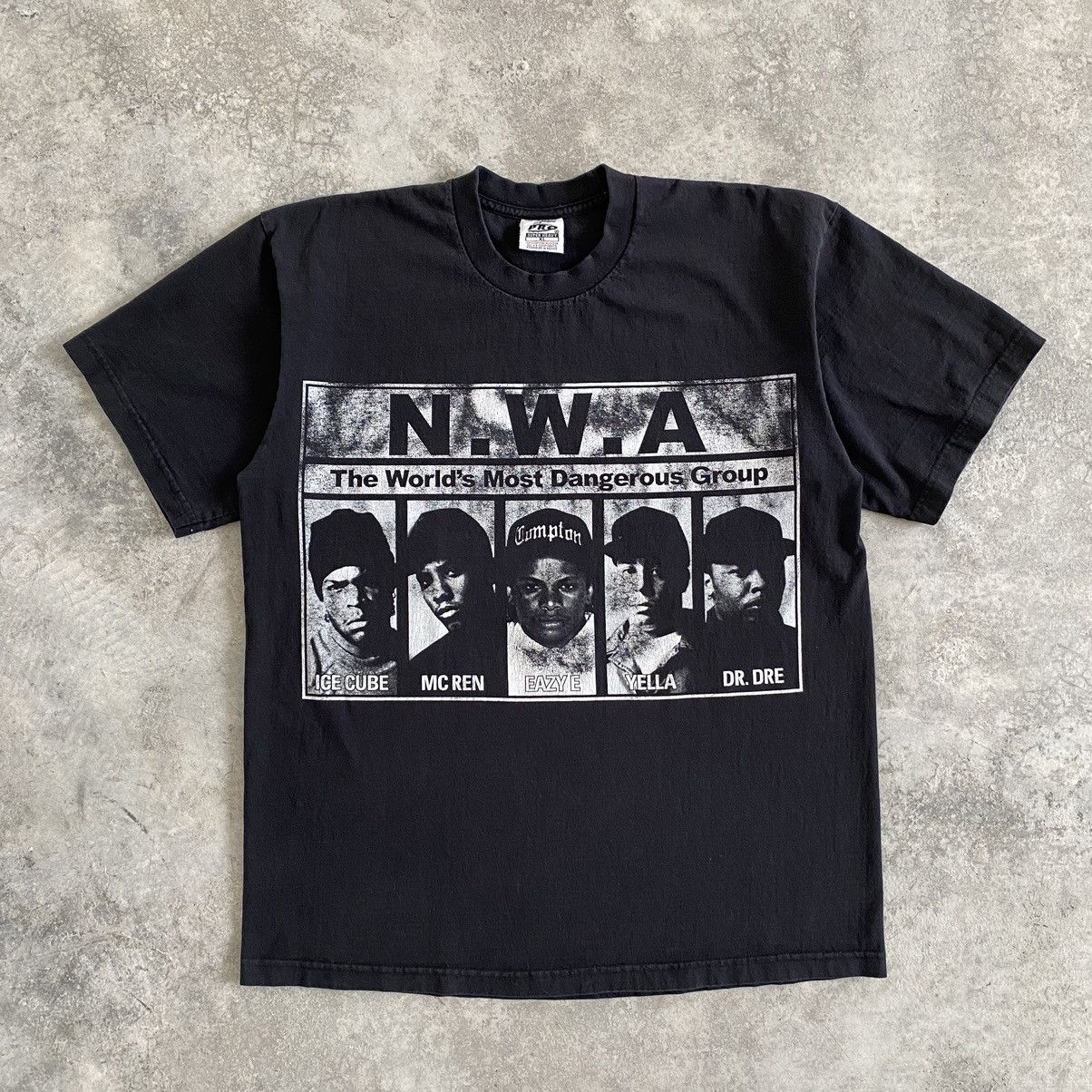 Vintage 90’s N.W.A Faded West Coast Rap Bootleg T-shirt