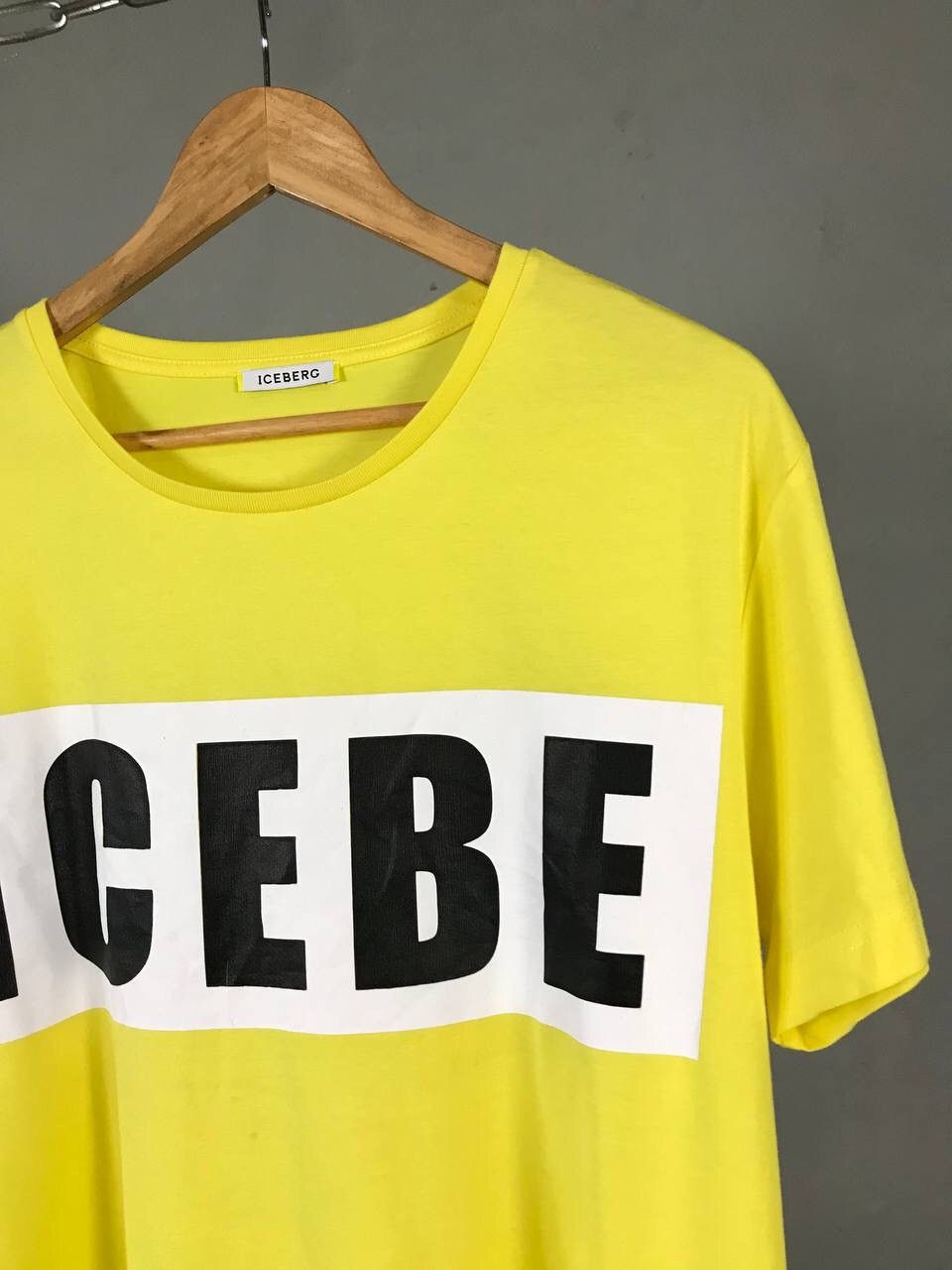 Iceberg Iceberg 74 luxury streetwear yellow tee Size US XL / EU 56 / 4 - 2 Thumbnail