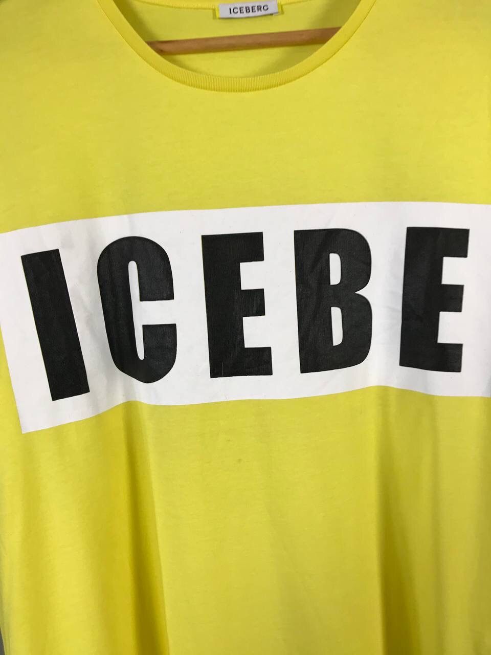 Iceberg Iceberg 74 luxury streetwear yellow tee Size US XL / EU 56 / 4 - 3 Thumbnail