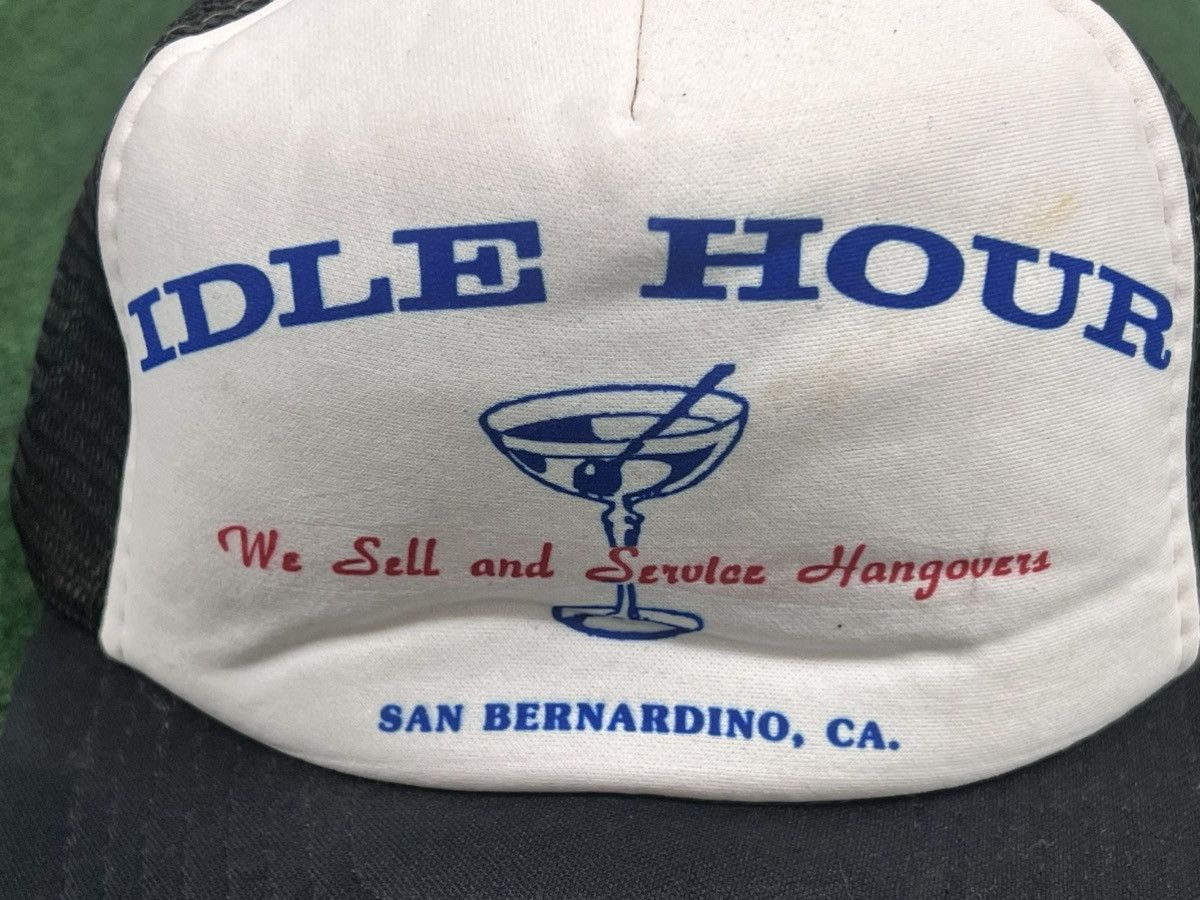 Vintage Vintage 90s Idle Hour Trucker Hat Size ONE SIZE - 2 Thumbnail