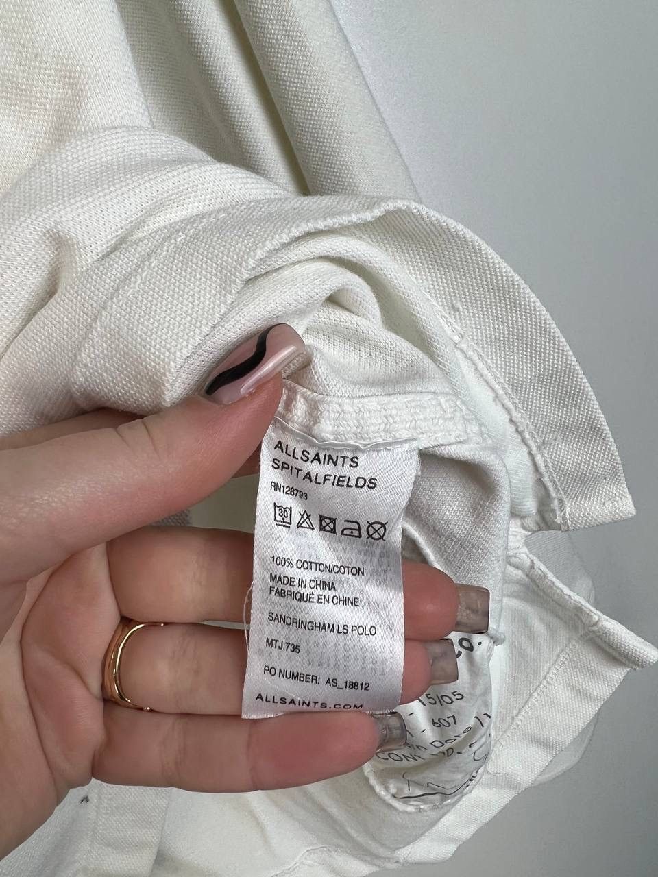 Allsaints Allsaints luxury long sleeve shirt size M Size US M / EU 48-50 / 2 - 5 Thumbnail