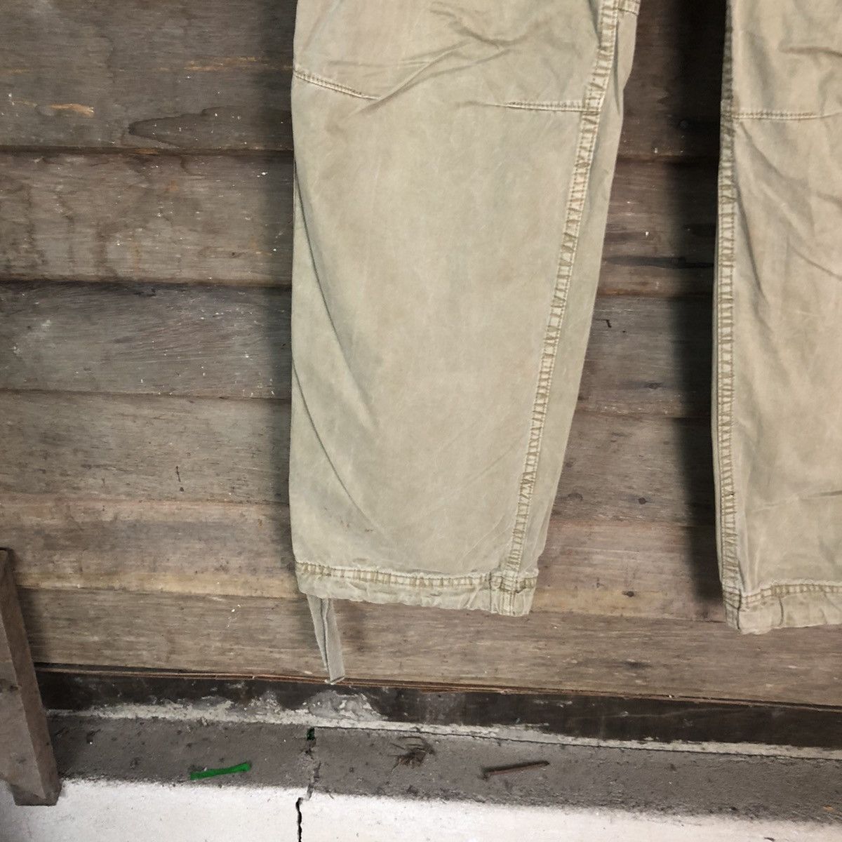 Japanese Brand DL Uniqlo Brown utility Cargo Multipocket Pants #1899 Size US 32 / EU 48 - 8 Thumbnail