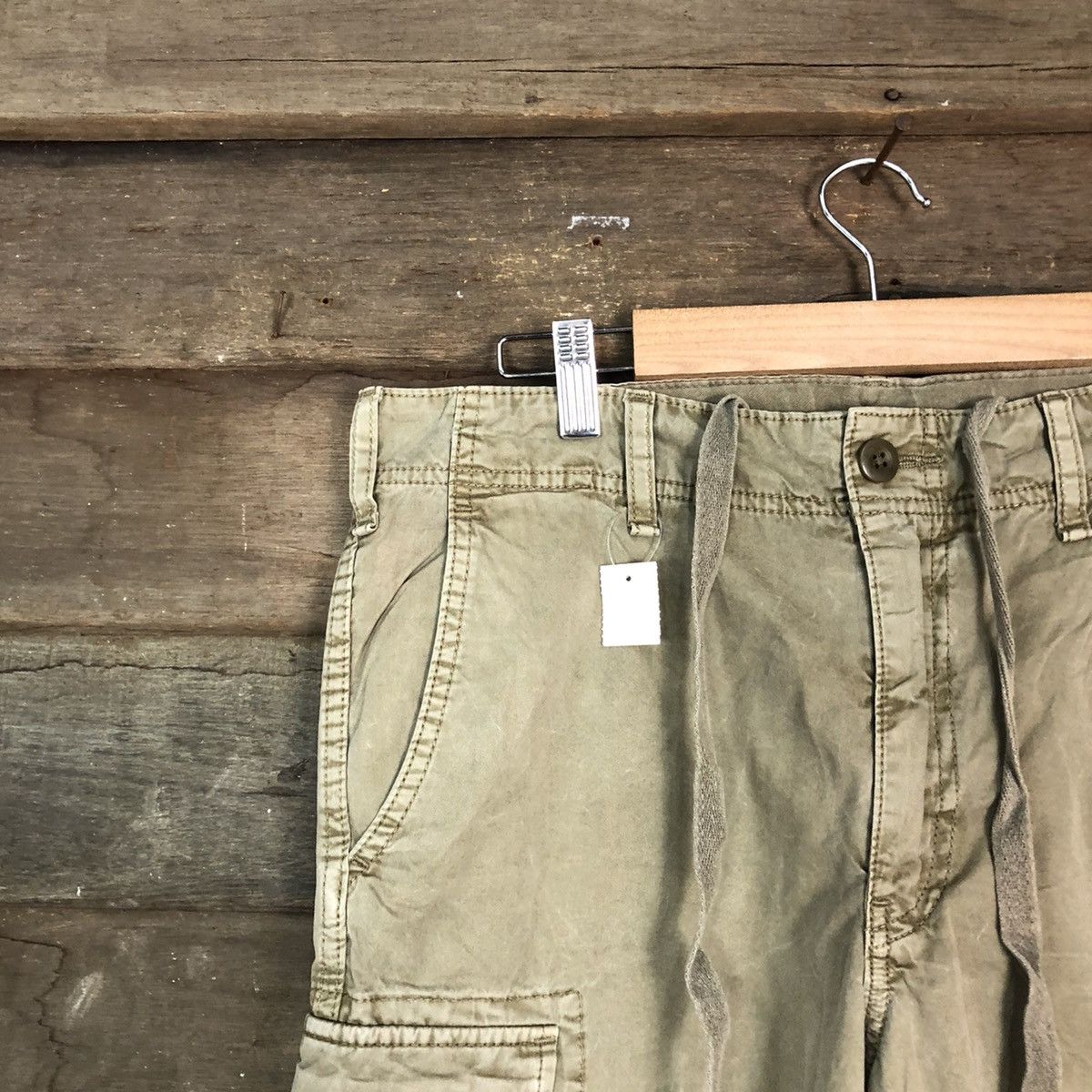 Japanese Brand DL Uniqlo Brown utility Cargo Multipocket Pants #1899 Size US 32 / EU 48 - 4 Thumbnail