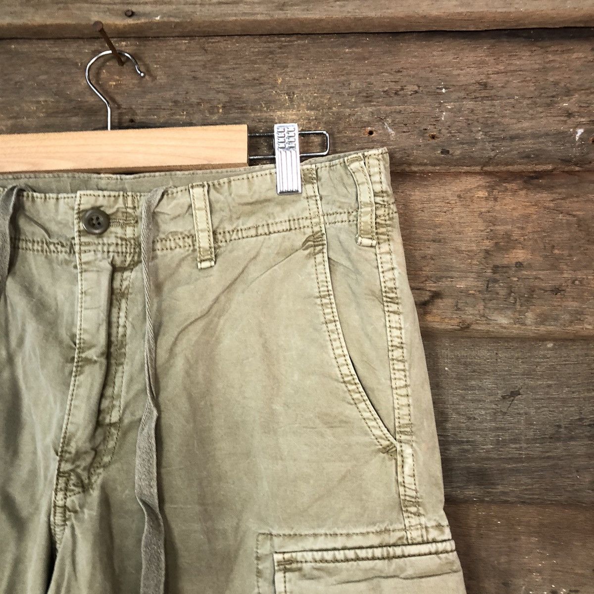Japanese Brand DL Uniqlo Brown utility Cargo Multipocket Pants #1899 Size US 32 / EU 48 - 5 Thumbnail
