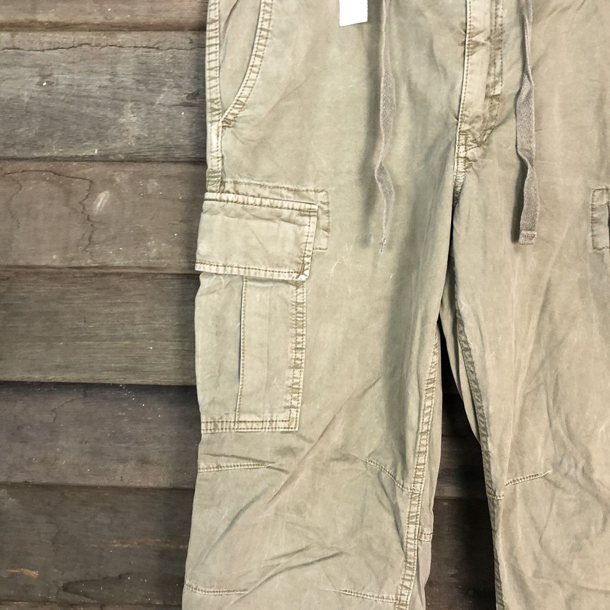 Japanese Brand DL Uniqlo Brown utility Cargo Multipocket Pants #1899 Size US 32 / EU 48 - 6 Thumbnail